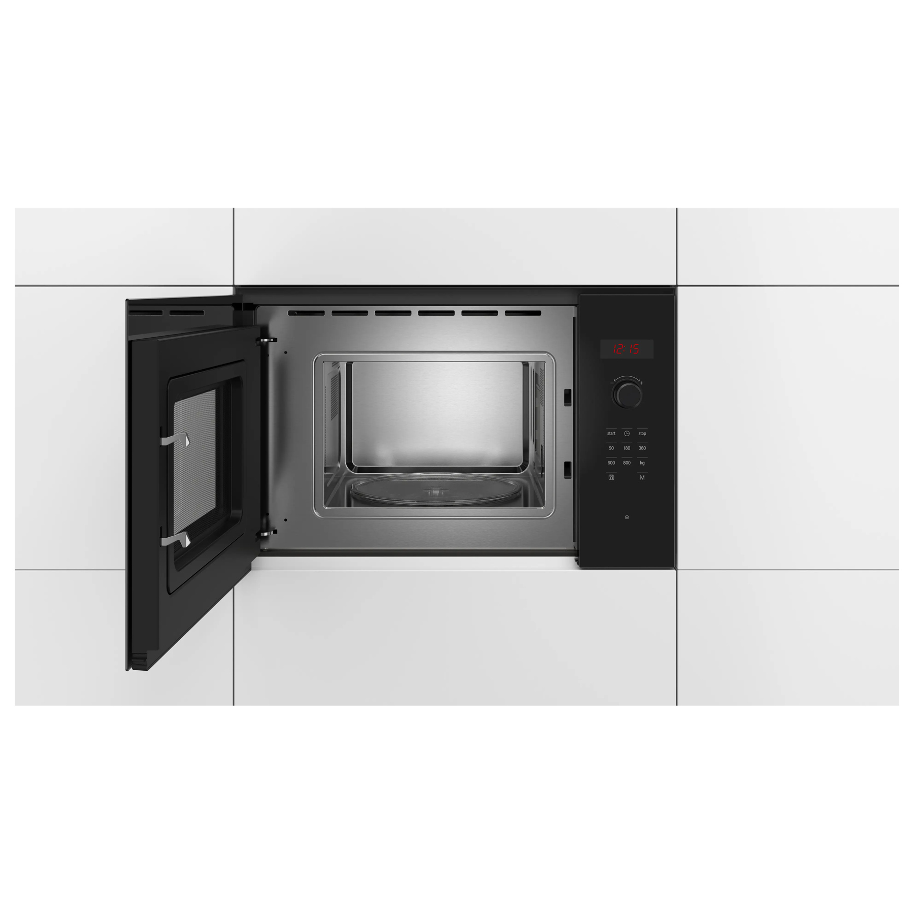 Bosch BFL523MB0B Series 4 Built In Microwave Oven in Black 800W 20L, photo 4