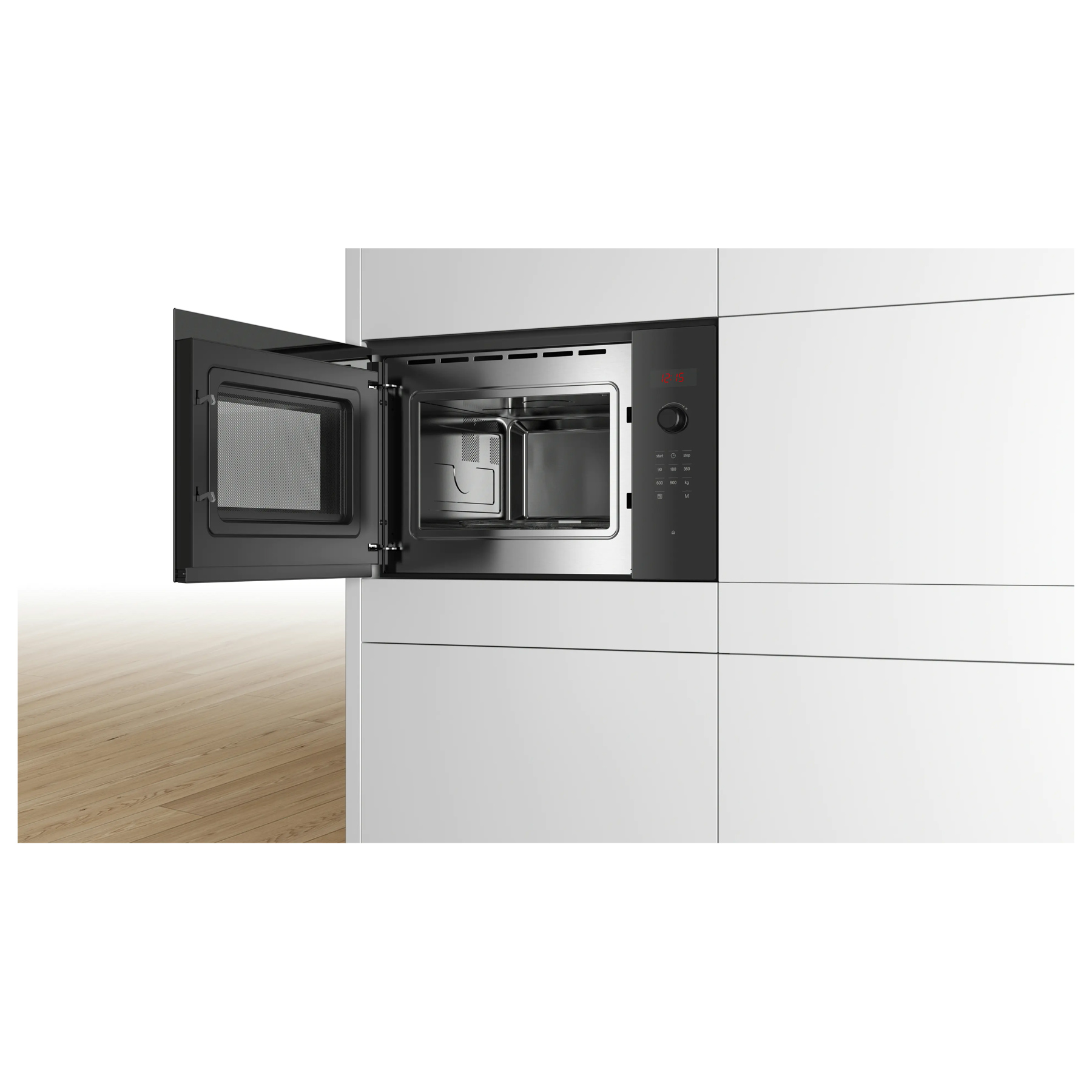 Bosch BFL523MB0B Series 4 Built In Microwave Oven in Black 800W 20L, photo 3
