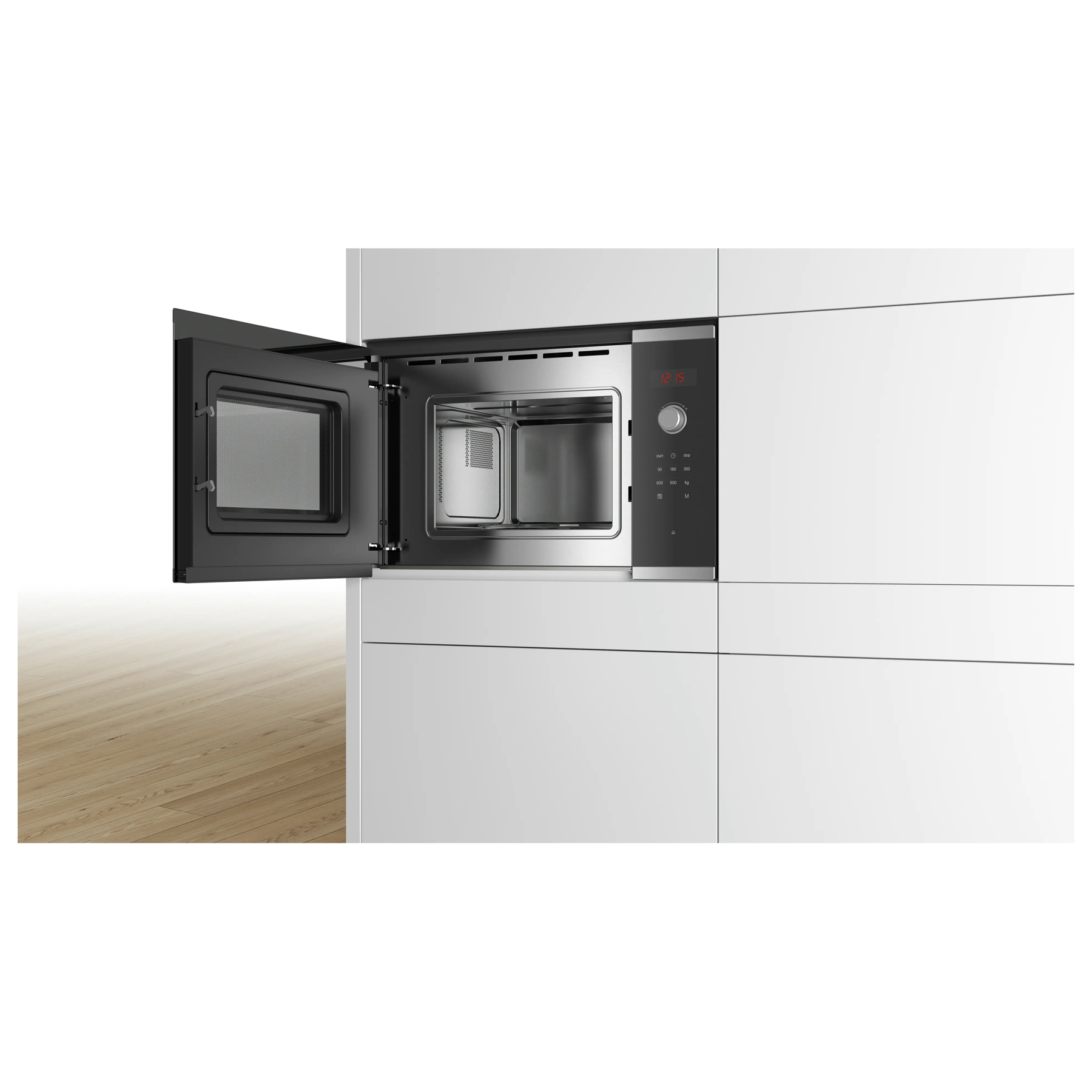 Bosch BFL523MS0B Series 4 Built In Microwave Oven Stainless Steel 800W, photo 4