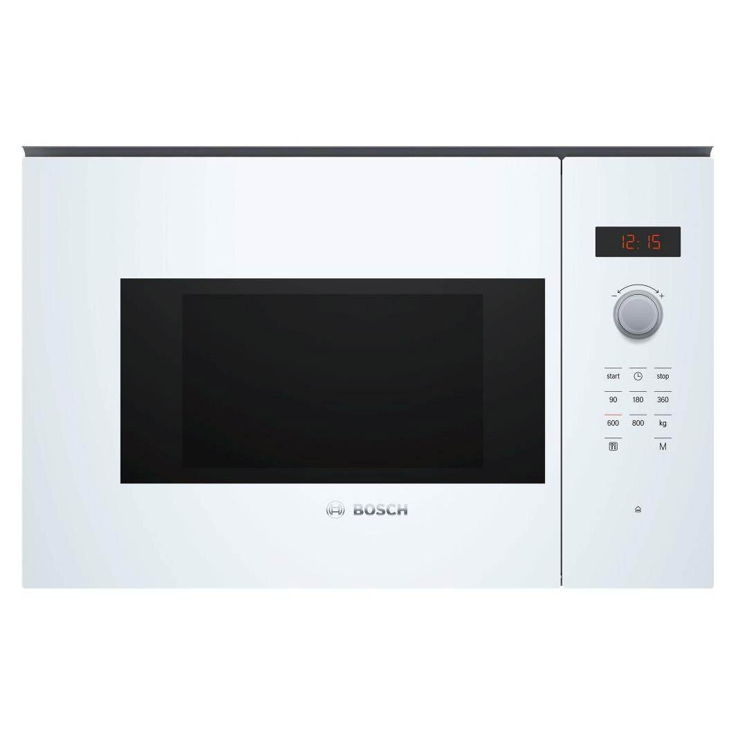 Image of Bosch BFL523MW0B Series 4 Built In Microwave Oven in White 800W 20 Lit
