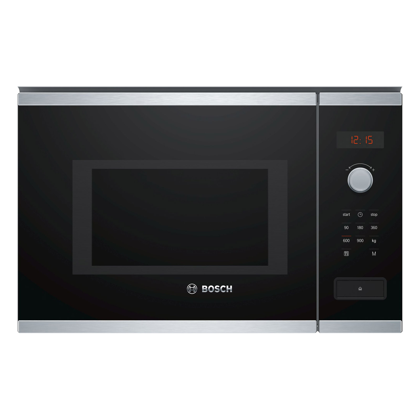 Image of Bosch BFL553MS0B Series 4 Built in Microwave Oven in Brushed Steel Bla