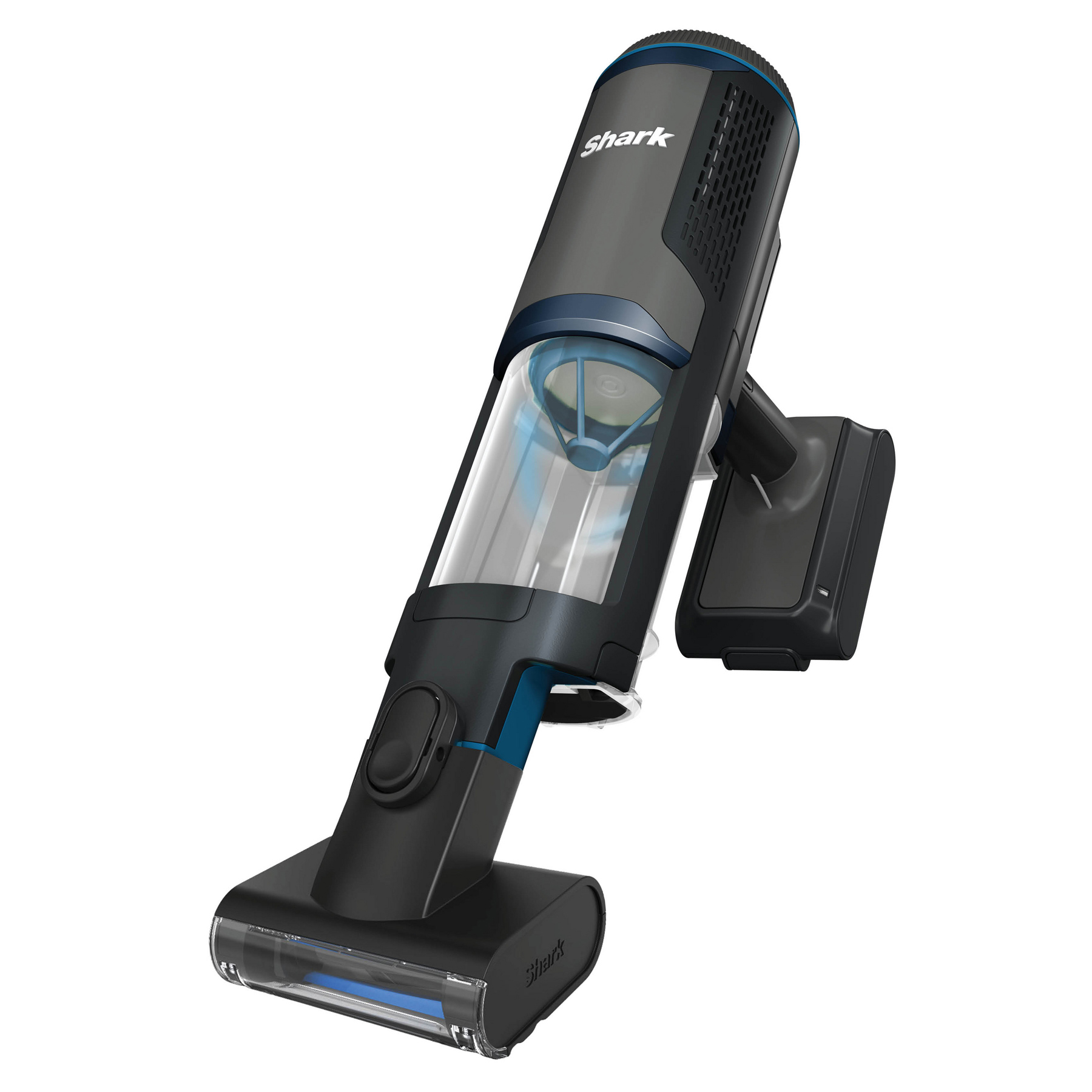 Shark BH102UK PowerBoost Pet Handheld Vacuum Charcoal with Blue, photo 3