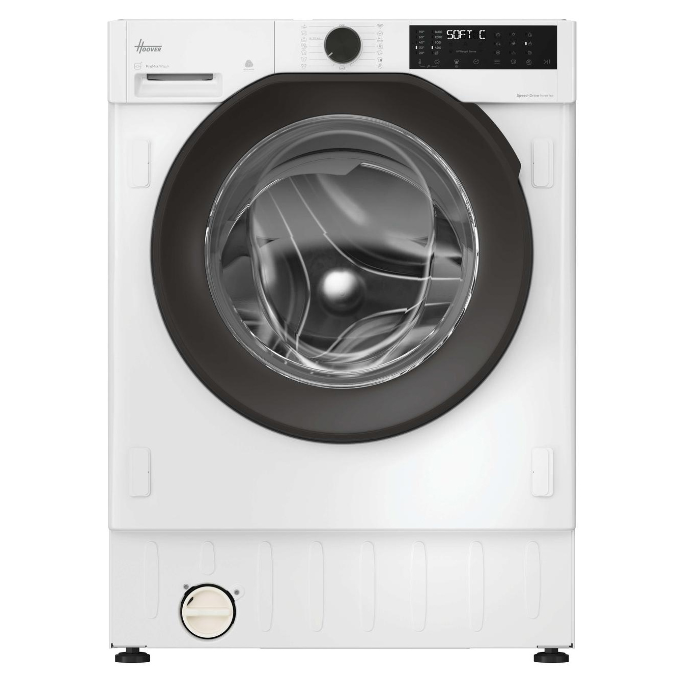 Hoover BH4S69M6DR9J Integrated 9kg 1600 Spin Washing Machine in White