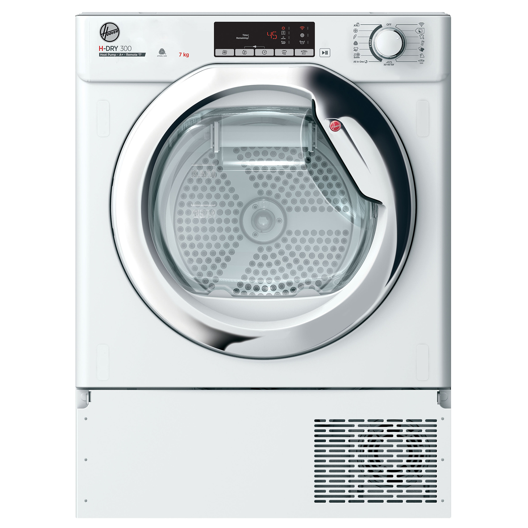 Hoover BHTDH7A1TCE-80 7kg Integrated Heat Pump Condenser Dryer