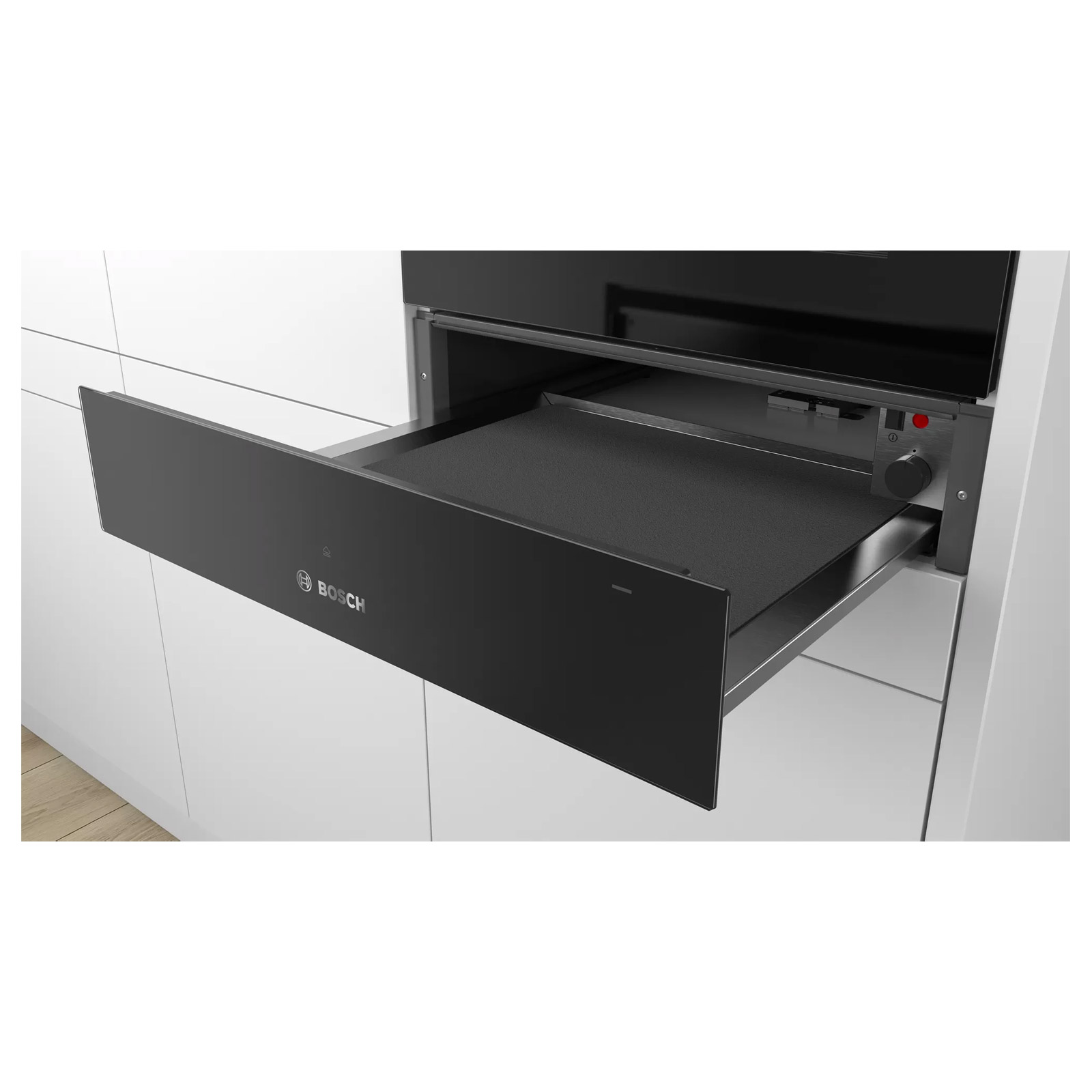 Bosch BIC510NB0 Series 6 14cm Built In Warming Drawer in Black, photo 2