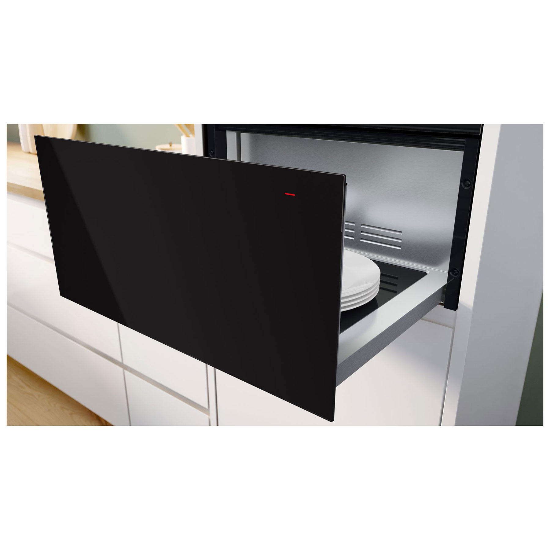 Bosch BID7101B1B Series 8 29cm Built In Warming Drawer In Black, photo 3