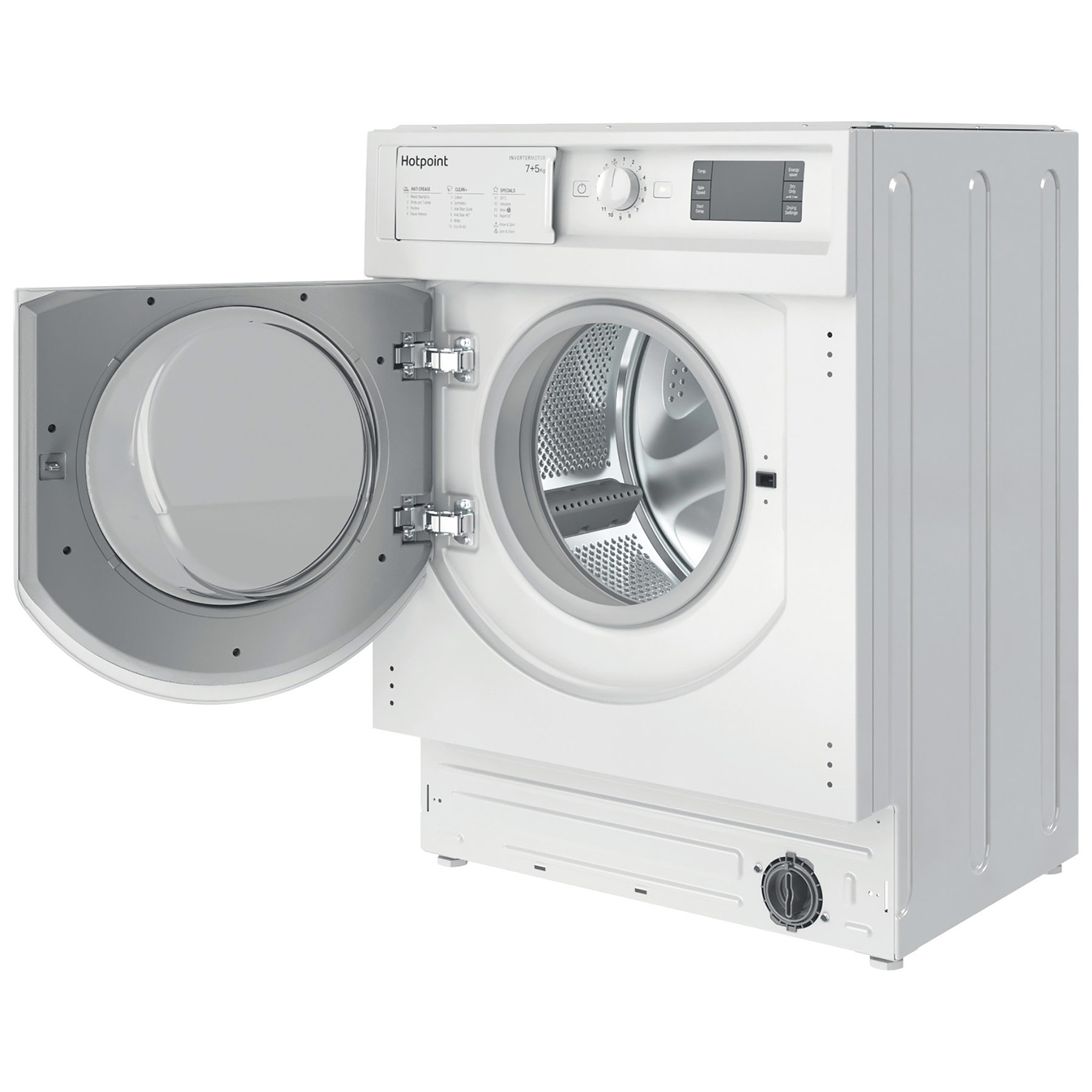 Hotpoint BIWDHG75148 Integrated Washer Dryer 1400 Spin 7kg 5kg E Rated, photo 4
