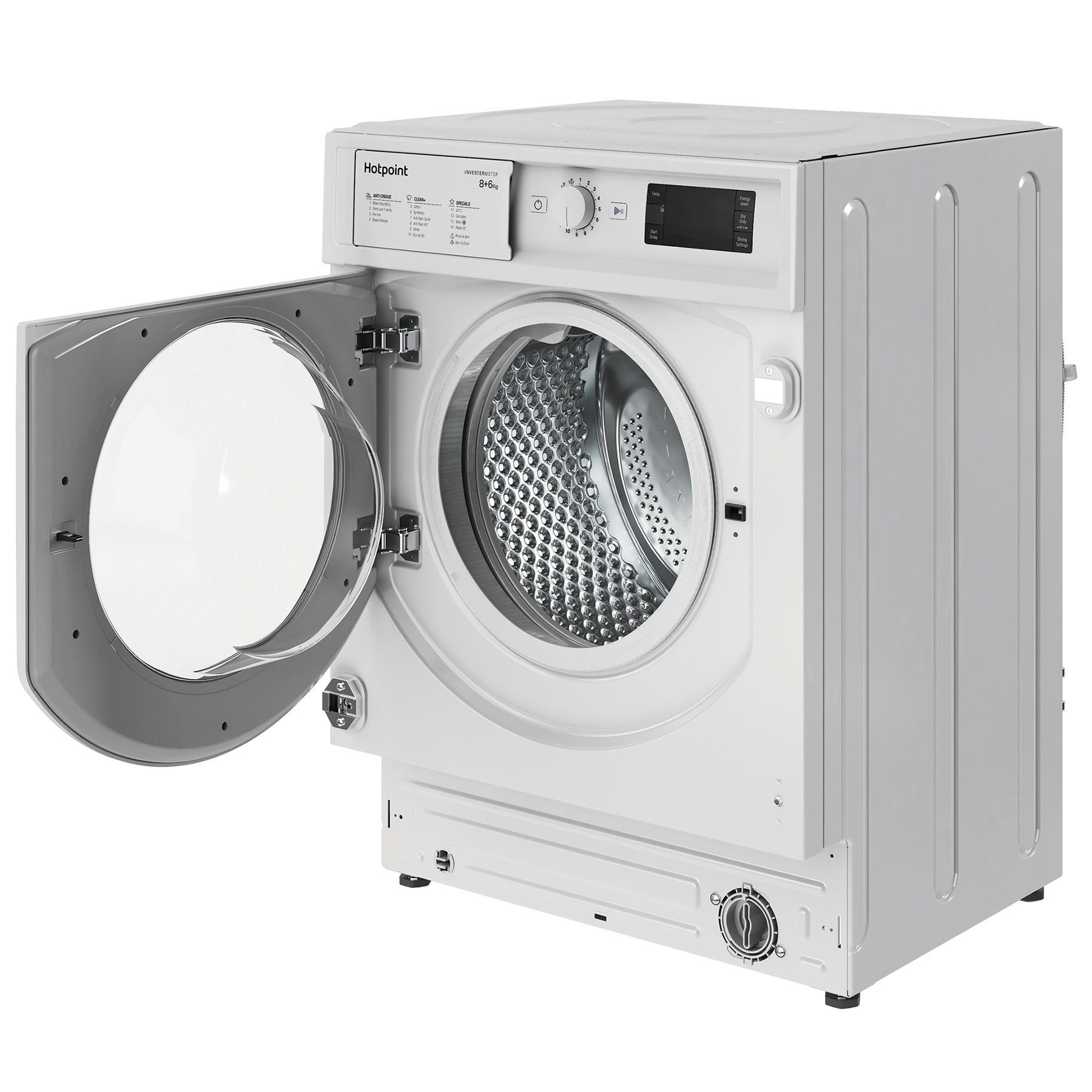 Hotpoint BIWDHG861485 Integrated Washer Dryer 1400 Spin 8kg 6kg D Rate, photo 3
