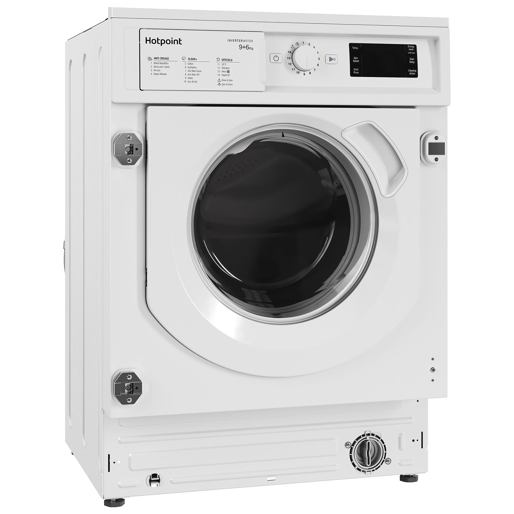 Hotpoint BIWDHG961485 Integrated Washer Dryer 1400 Spin 9kg 6kg D Rate, photo 4