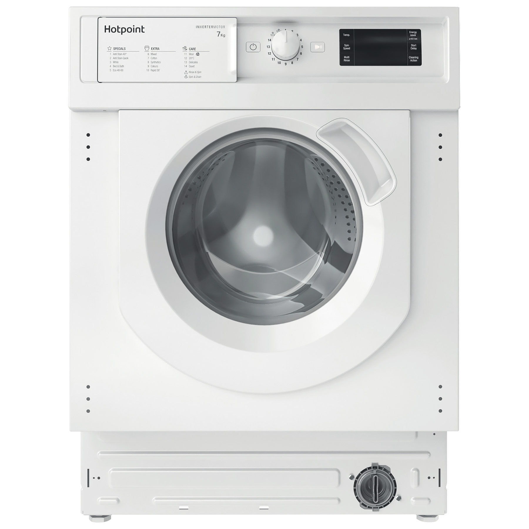 Image of Hotpoint BIWMHG71483 Integrated Washing Machine 1400rpm 7kg D Rated