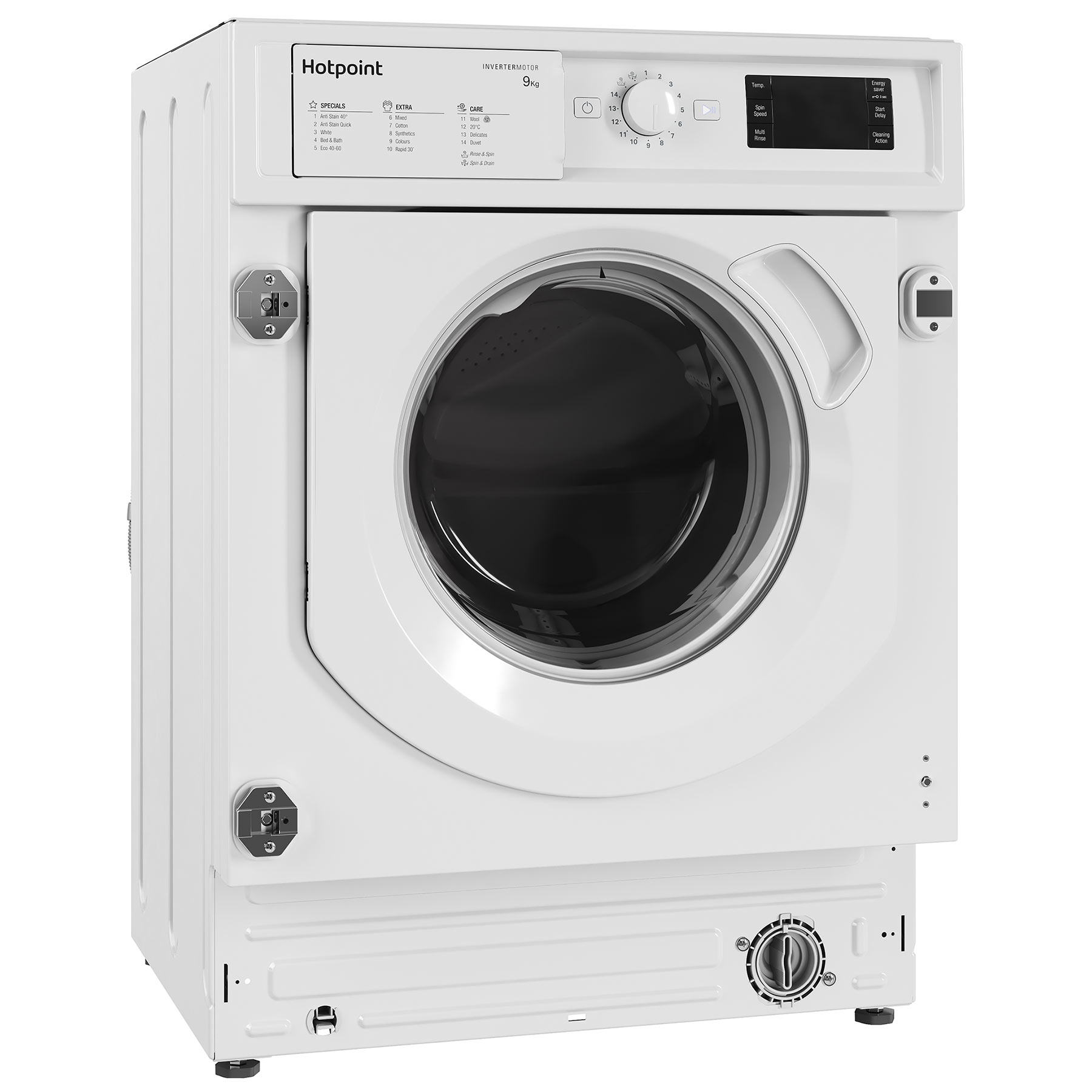 Hotpoint BIWMHG91485 Integrated 9kg 1400 Spin Washing Machine B Rated, photo 4