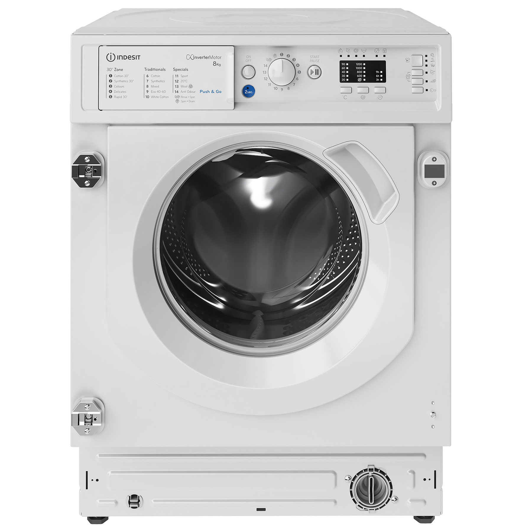 Indesit BIWMIL81485 Integrated Washing Machine 1400rpm 8kg B Rated