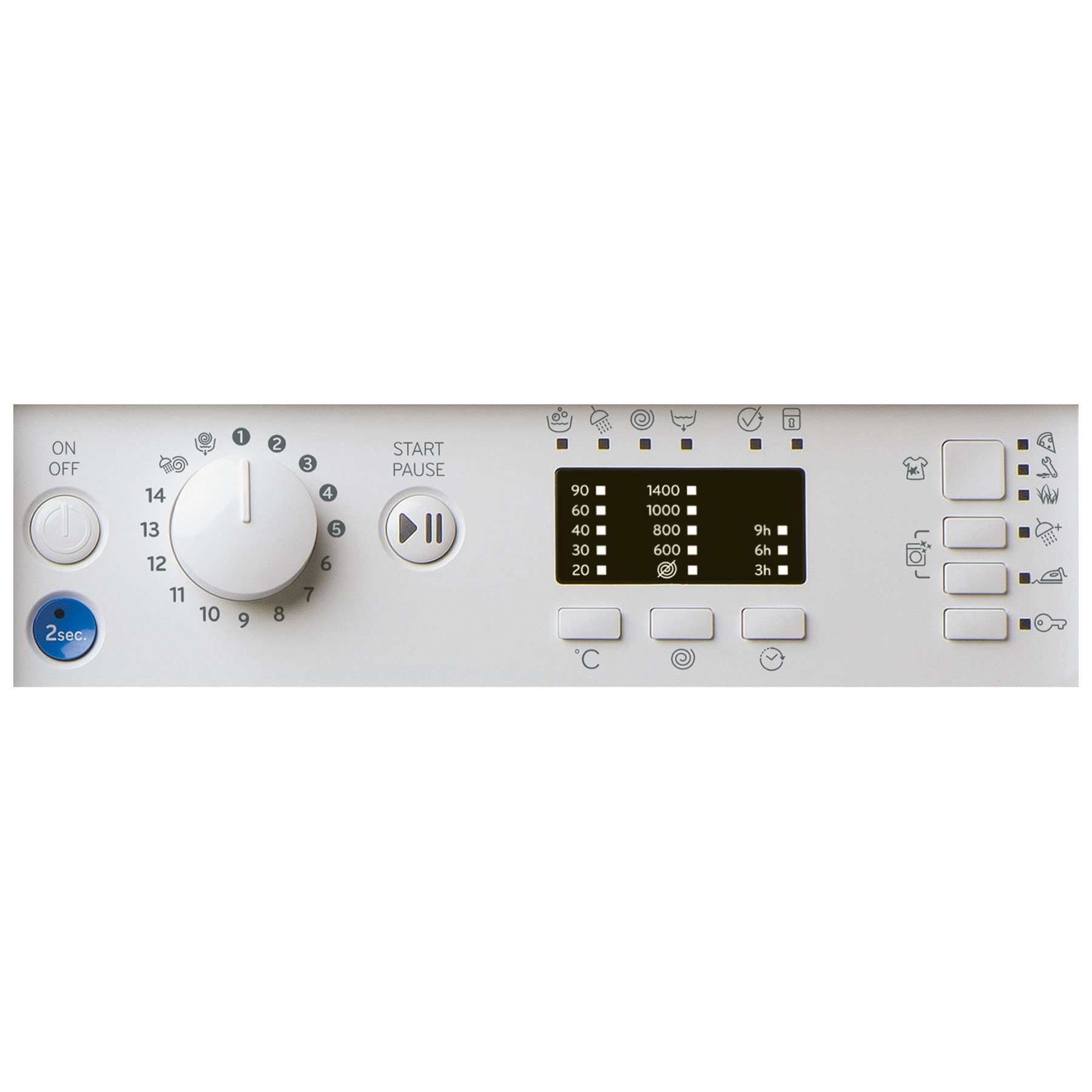 Indesit BIWMIL81485 Integrated 8kg 1400 Spin Washing Machine B Rated P, photo 5