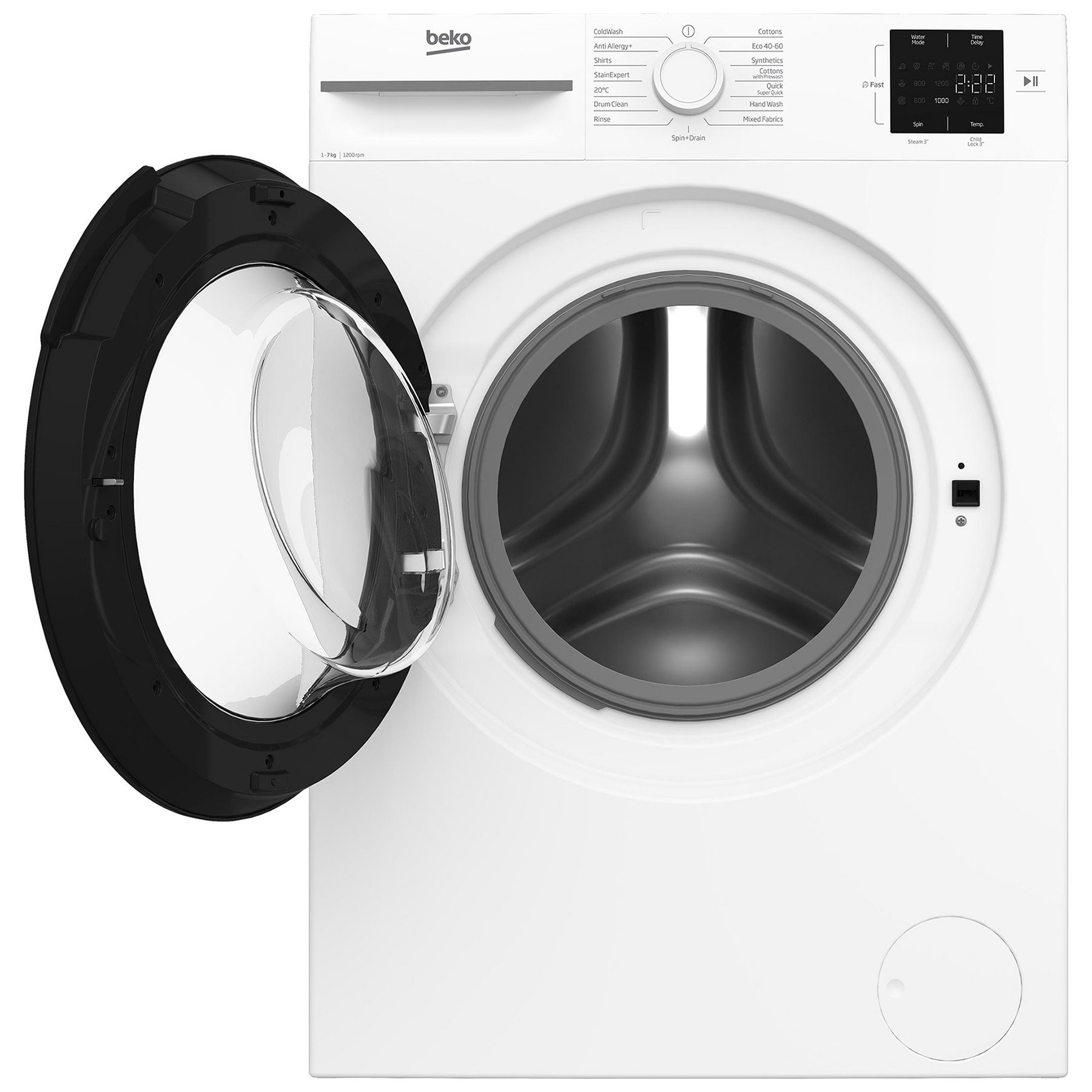 Beko BM1WU3721W 7kg 1200 Spin Washing Machine in White B Rated ProSmar, photo 2