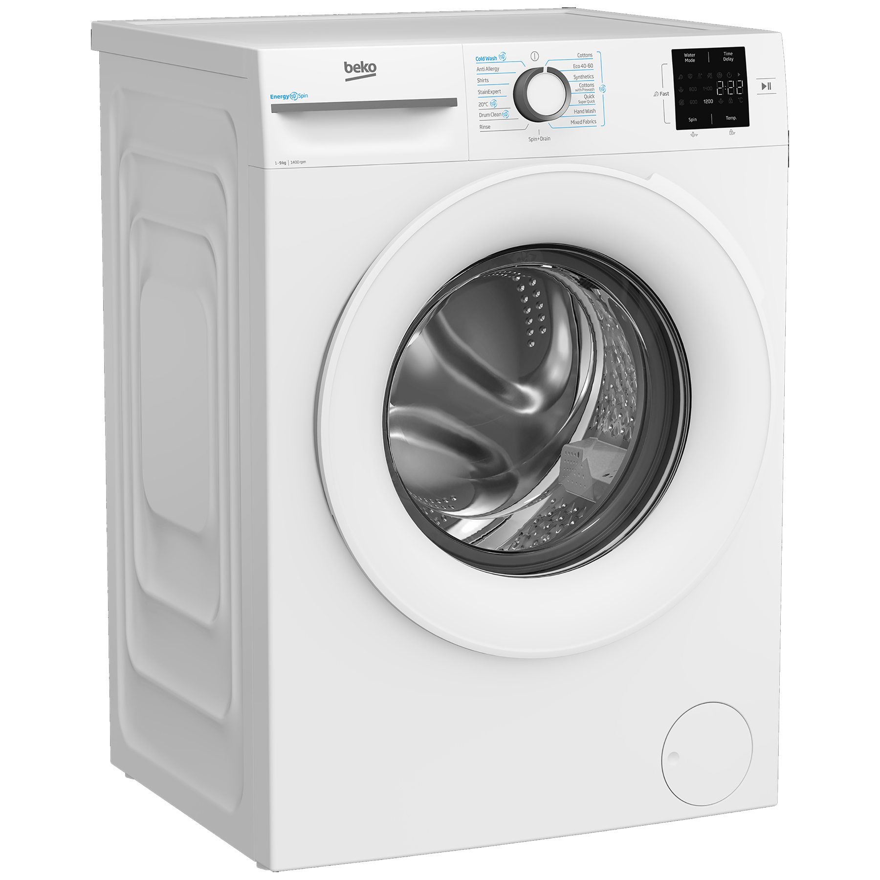 Beko BM3WT3941W 9kg 1400 Spin Washing Machine in White A Rated ProSmar, photo 3