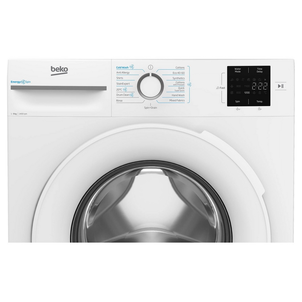 Beko BM3WT3941W 9kg 1400 Spin Washing Machine in White A Rated ProSmar, photo 4
