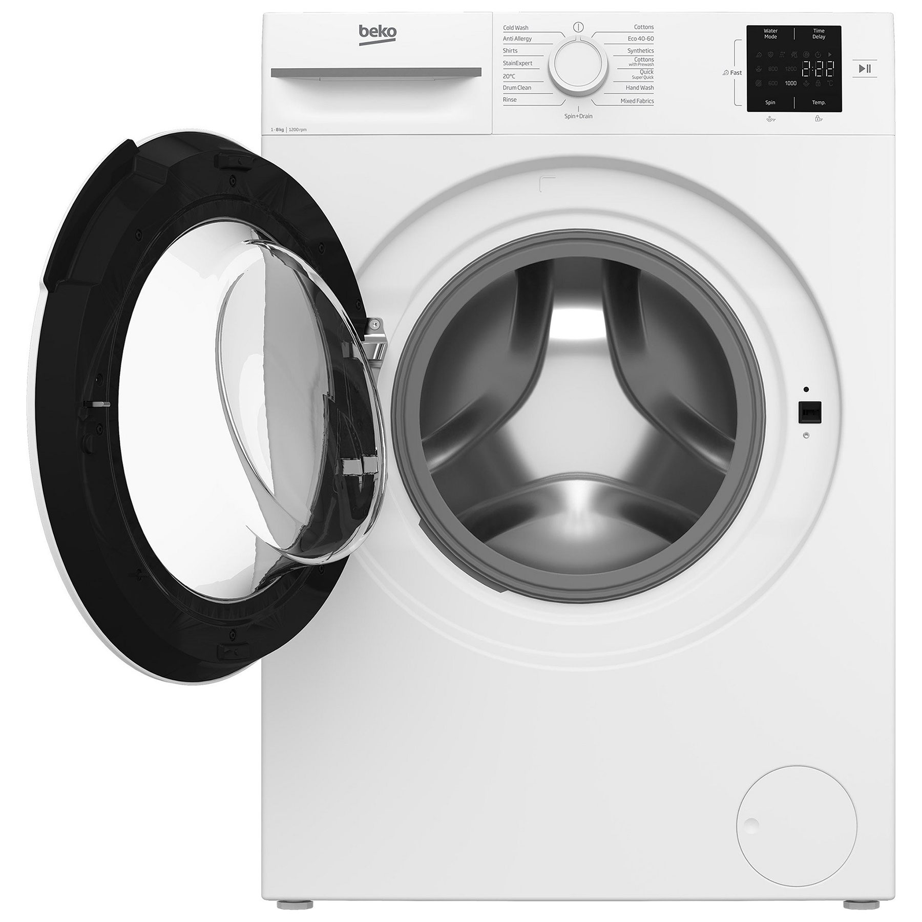 Beko BMN3WT3821W 8kg 1200 Spin Washing Machine in White B Rated ProSma, photo 2