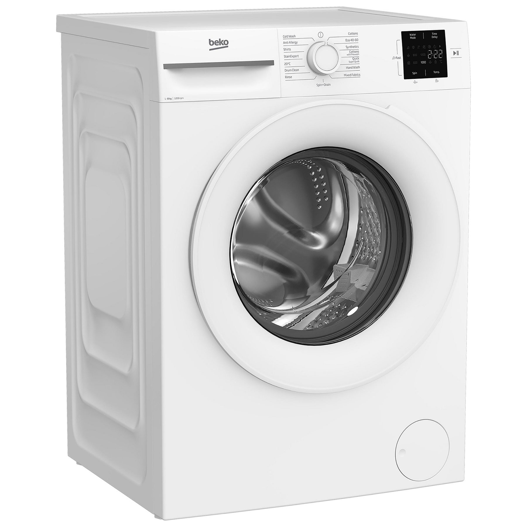 Beko BMN3WT3821W 8kg 1200 Spin Washing Machine in White B Rated ProSma, photo 3