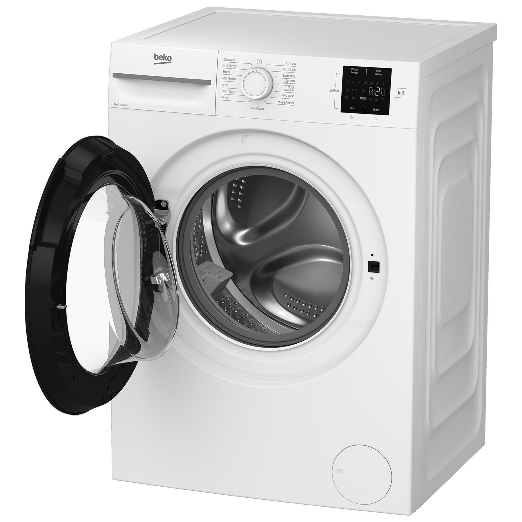 Beko BMN3WT3821W 8kg 1200 Spin Washing Machine in White B Rated ProSma, photo 4