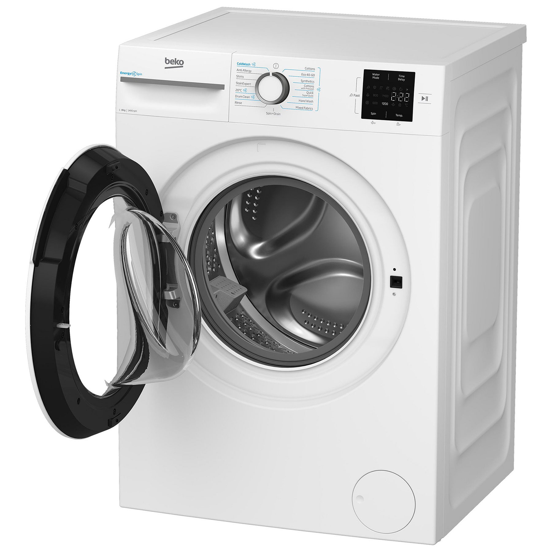 Beko BMN3WT3841W 8kg 1400 Spin Washing Machine in White A Rated ProSma, photo 3