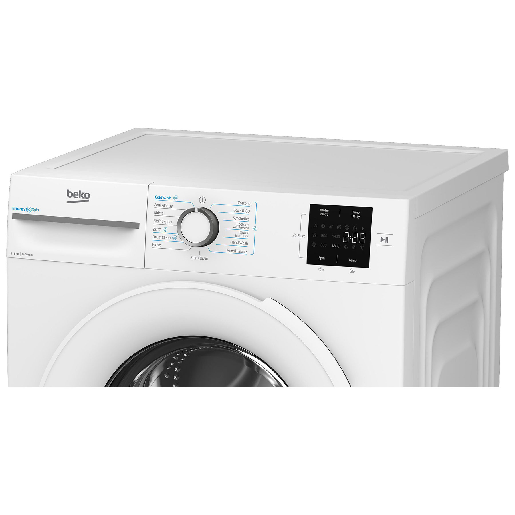 Beko BMN3WT3841W 8kg 1400 Spin Washing Machine in White A Rated ProSma, photo 5