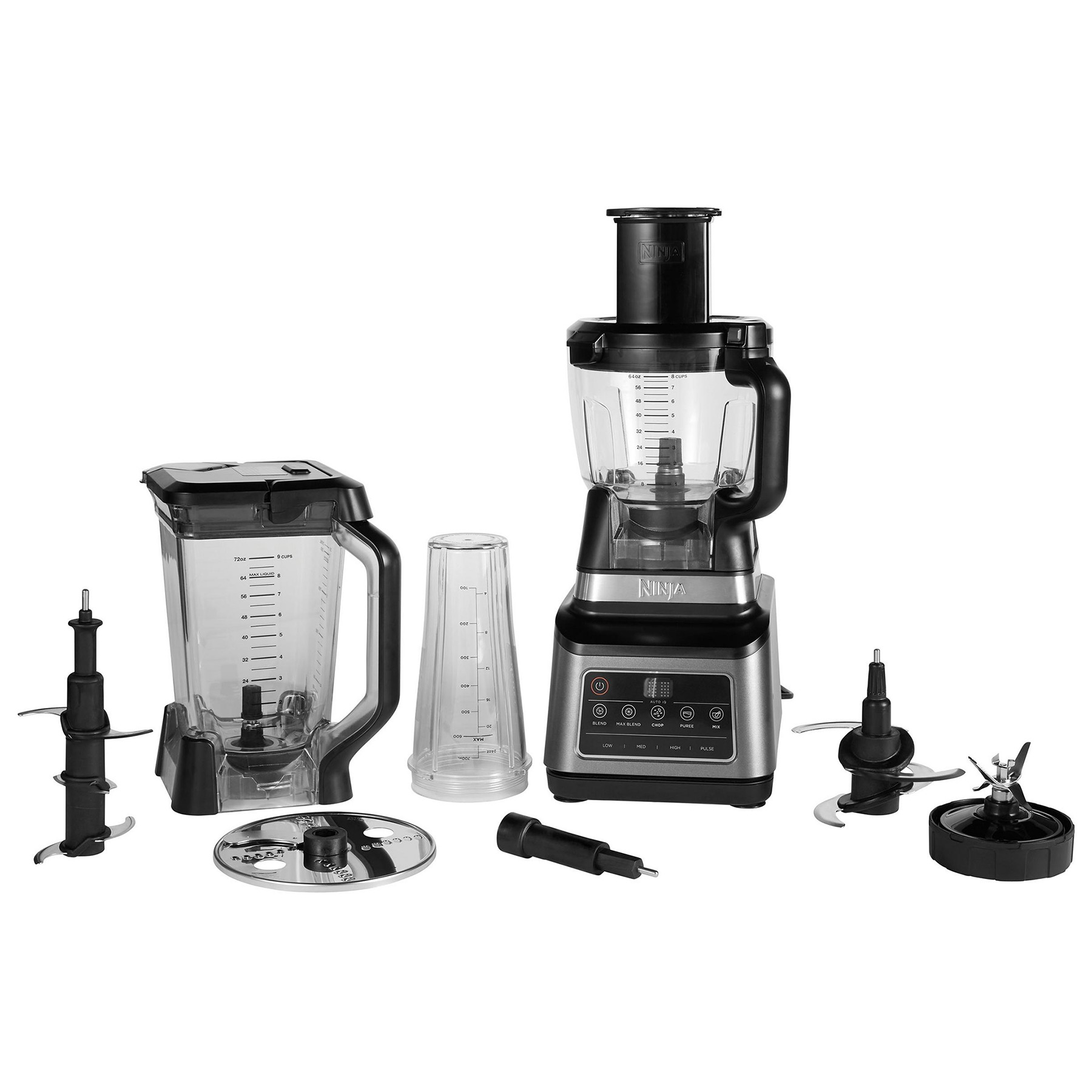 Ninja BN800UK 3 in 1 Food Processo with Auto IQ in Black Silver, photo 2