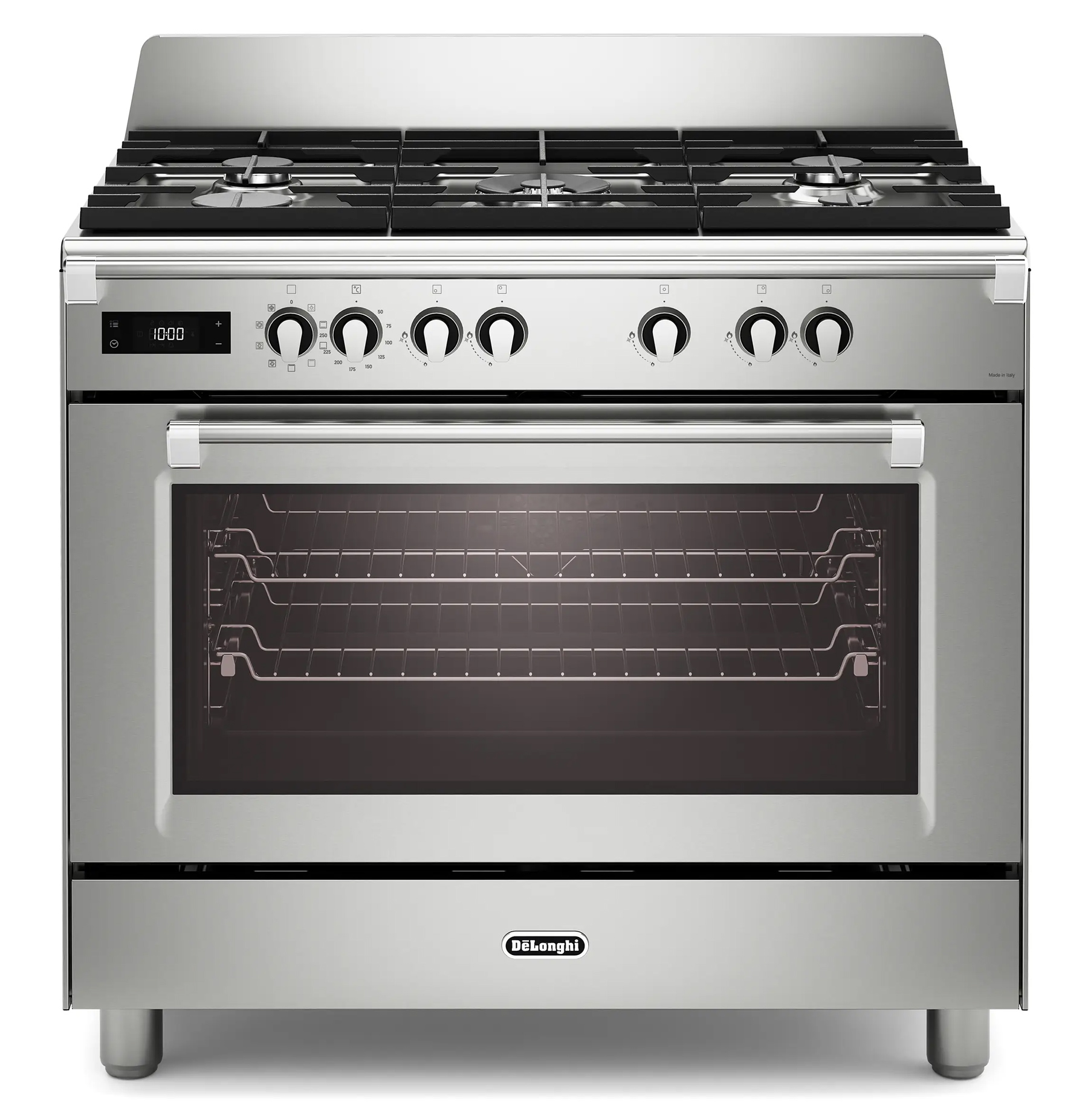 Delonghi BS965MXX 90cm Wide Bassano Dual Fuel Range Cooker in Stainles