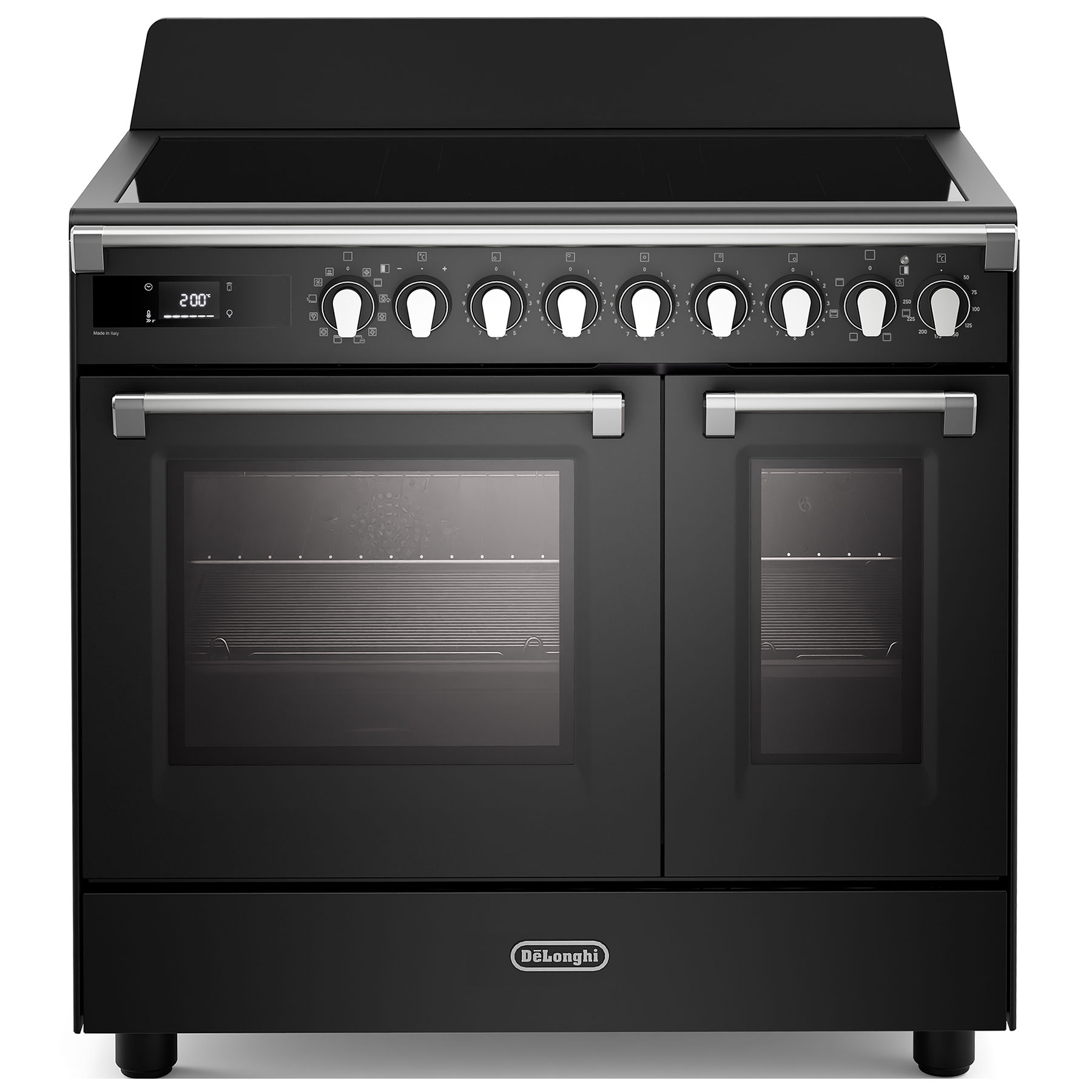 Delonghi BS965TIMAA 90cm Wide Bassano Induction Range Cooker in Anthra