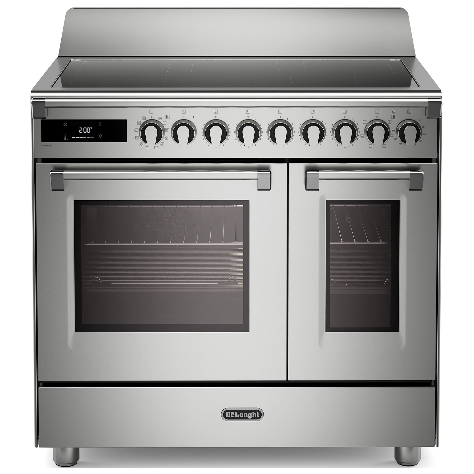 Delonghi BS965TIMXX 90cm Wide Bassano Induction Range Cooker in Stainl