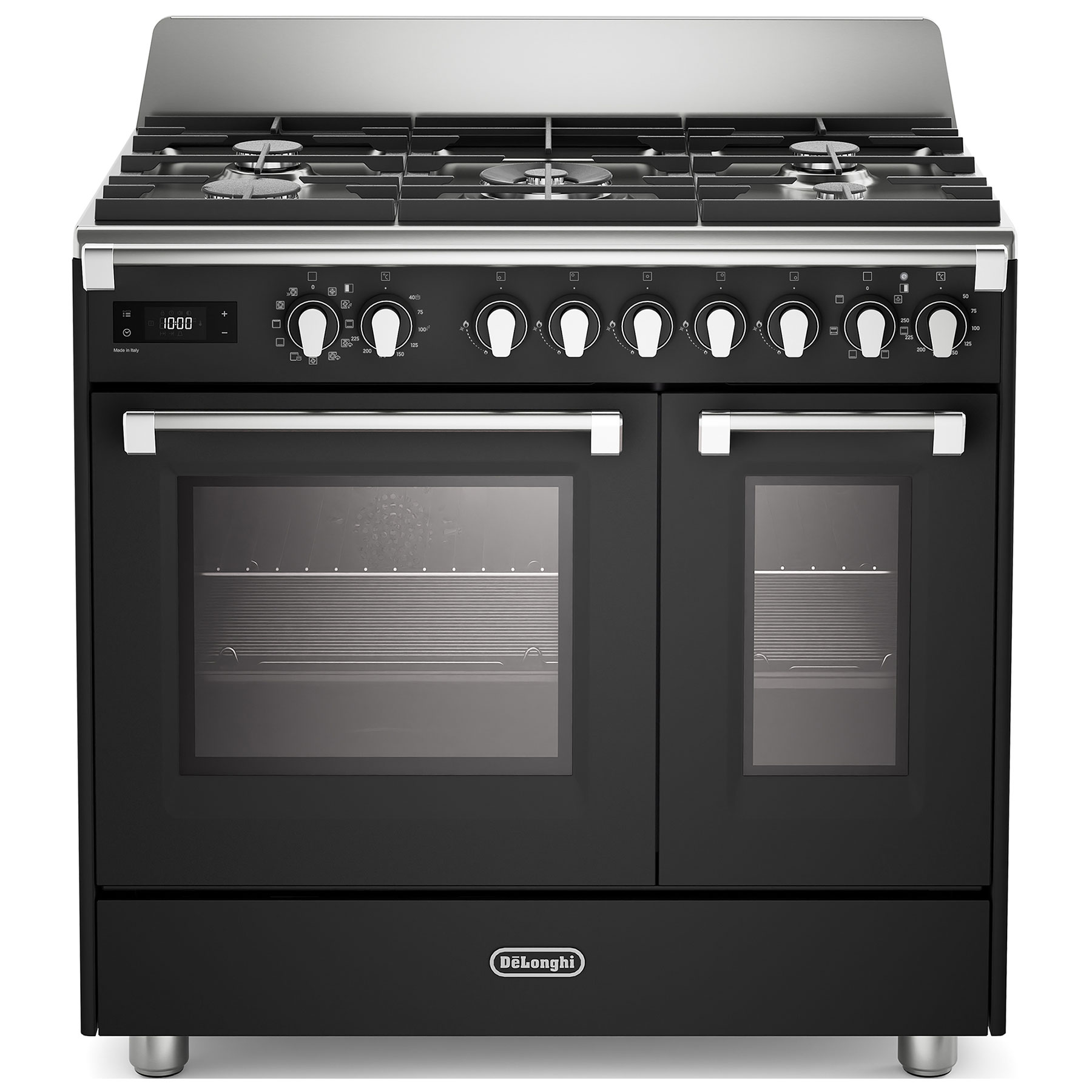 Delonghi BS965TMXA 90cm Wide Bassano Dual Fuel Range Cooker in Anthrac