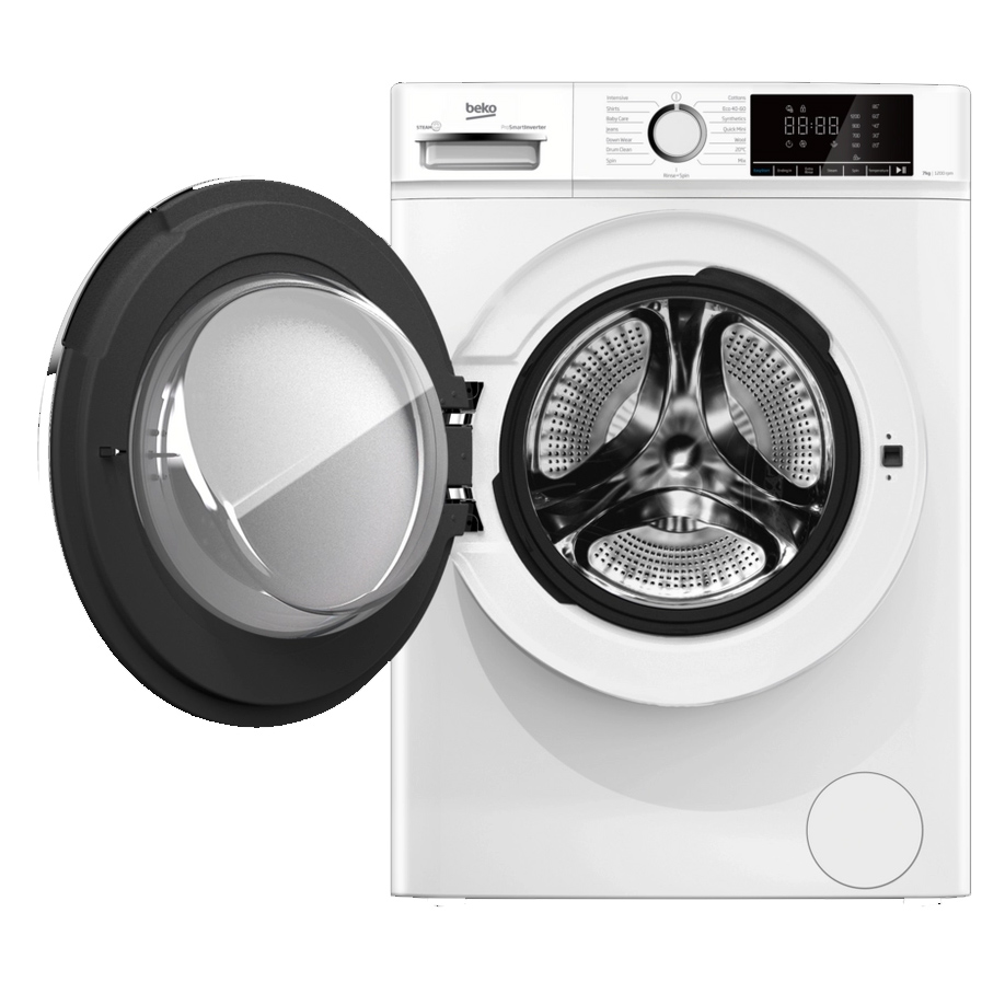 Beko BWC7121W 7kg 1200 Spin Washing Machine in White A Rated ProSmart, photo 3