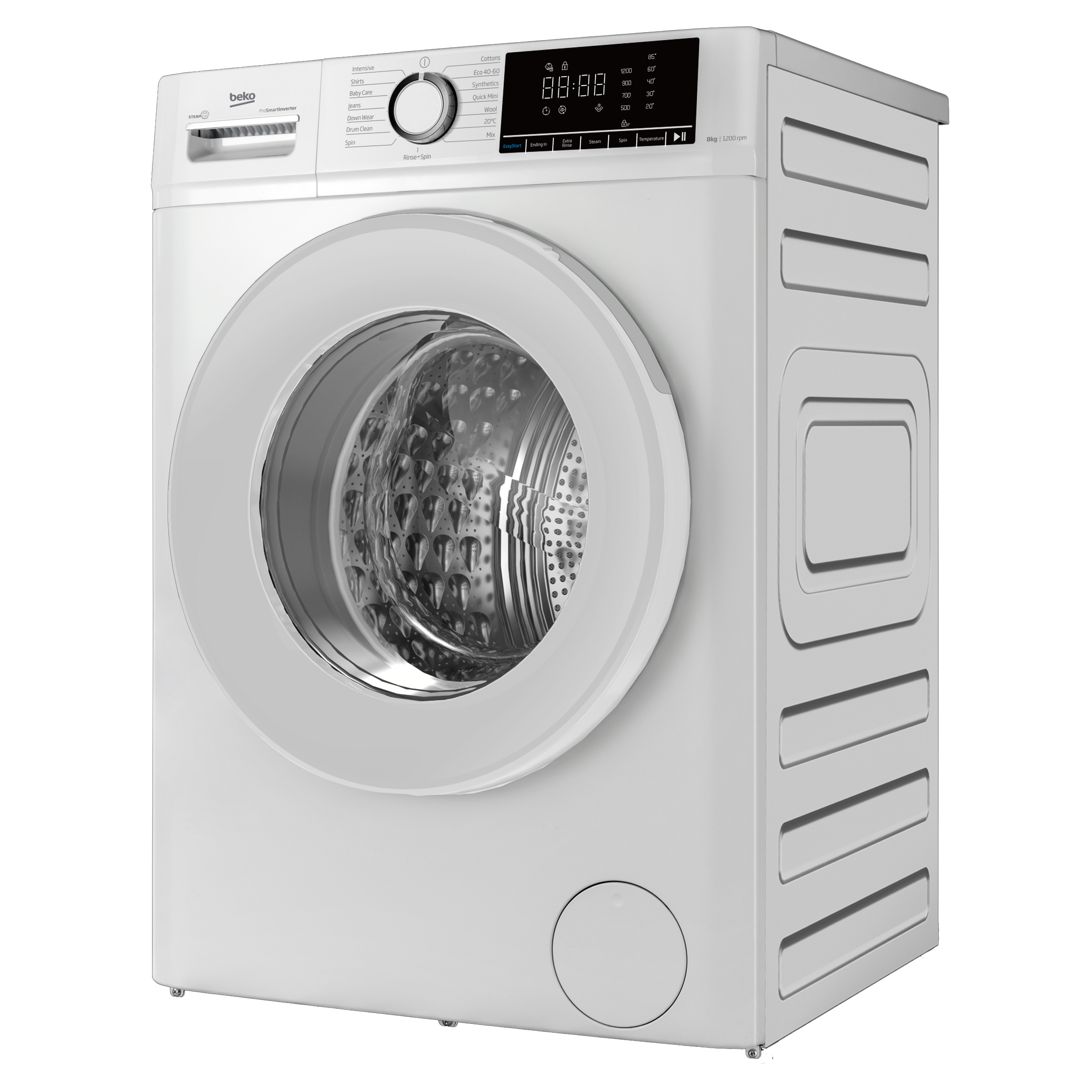 Beko BWC8121W 8kg 1200 Spin Washing Machine in White A Rated ProSmart, photo 3