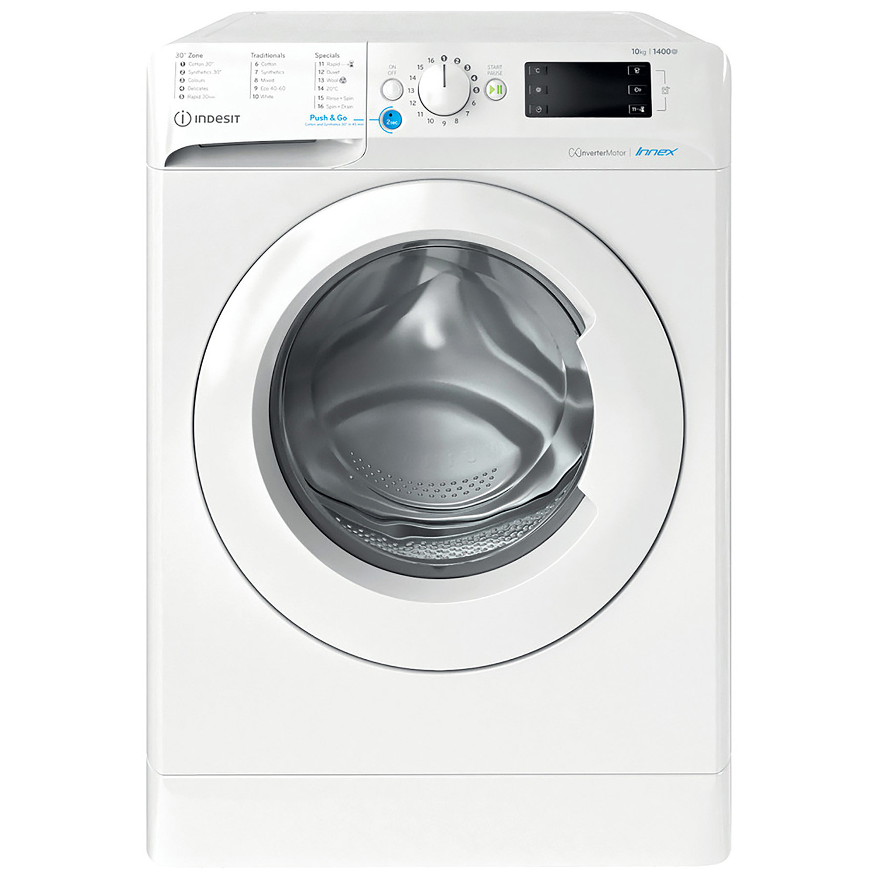 Indesit BWE101486XWU Washing Machine in White 1400rpm 10kg A Rated