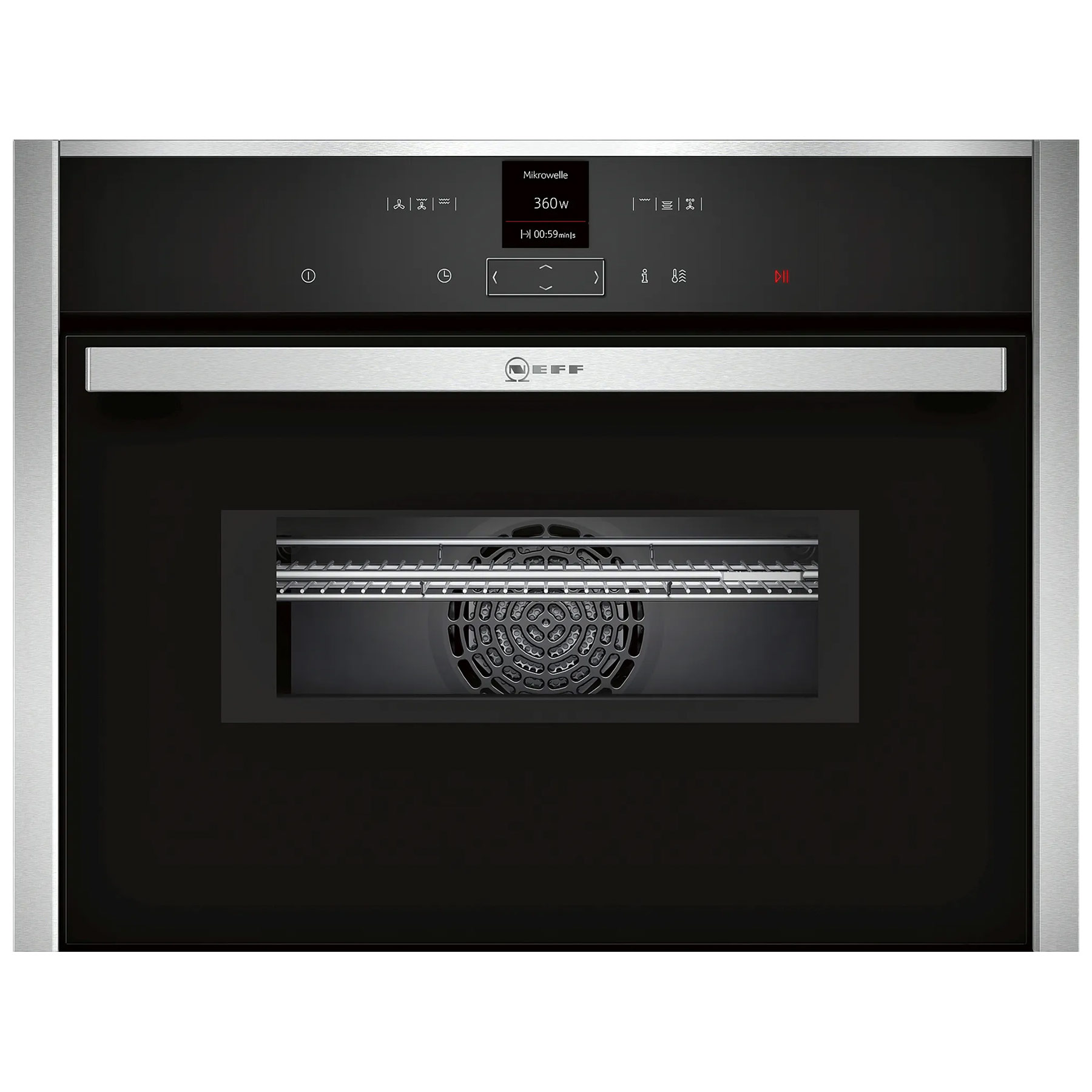 neff c17mr02n0b 900w built in stainless steel comp Neff c17mr02n0b