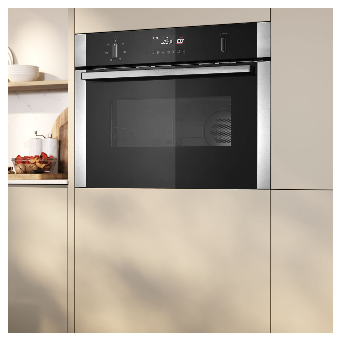Neff C1AMG84N1B N50 Built In Compact Microwave Oven in Stainless Steel, photo 5
