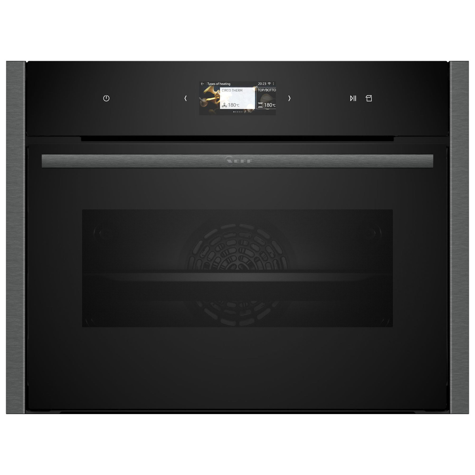 Image of Neff C24FS31G0B N90 Built In Compact Oven with Steam in Black 47L
