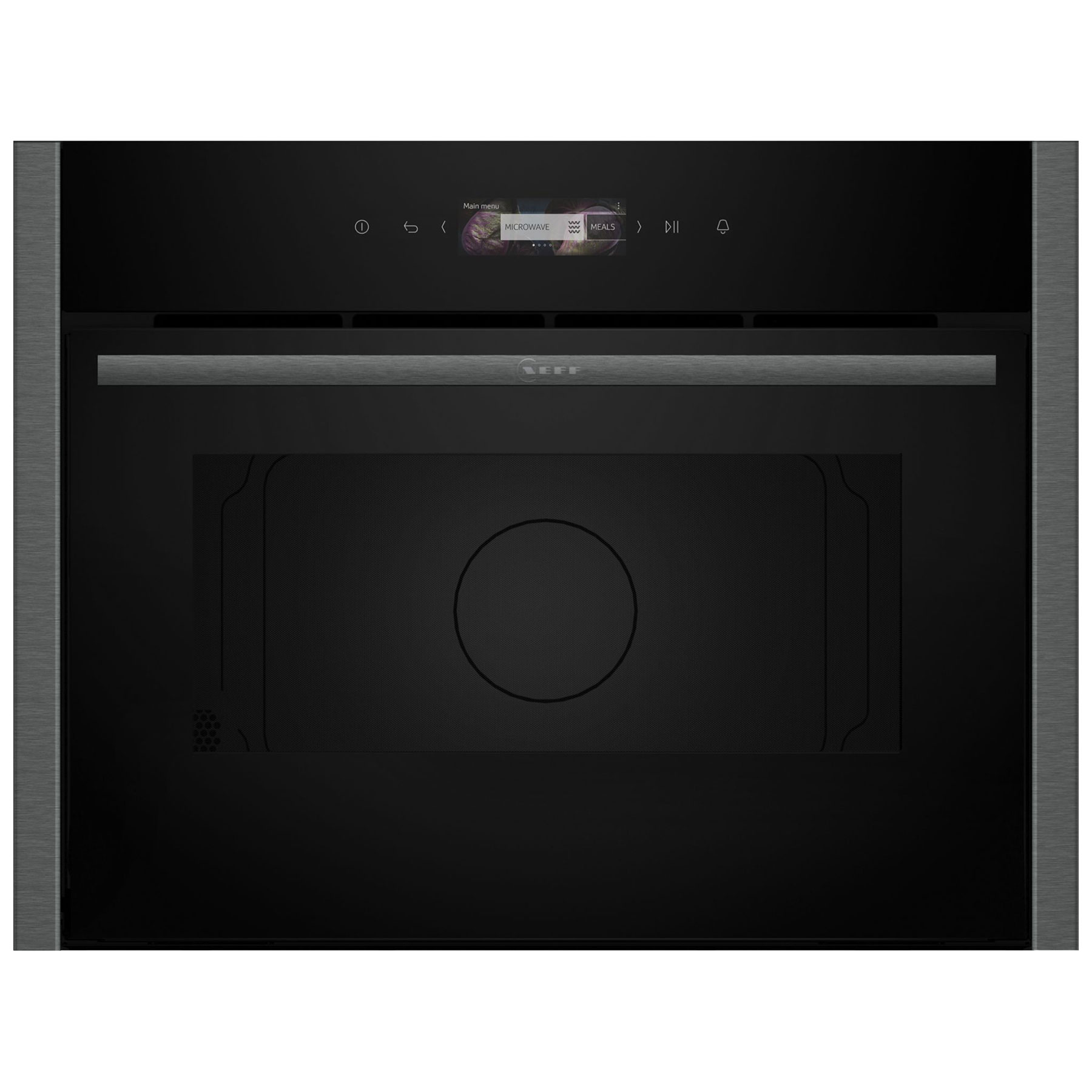 Neff C24GR3XG1B N70 Built In Microwave Oven with Grill in Graphite Gre