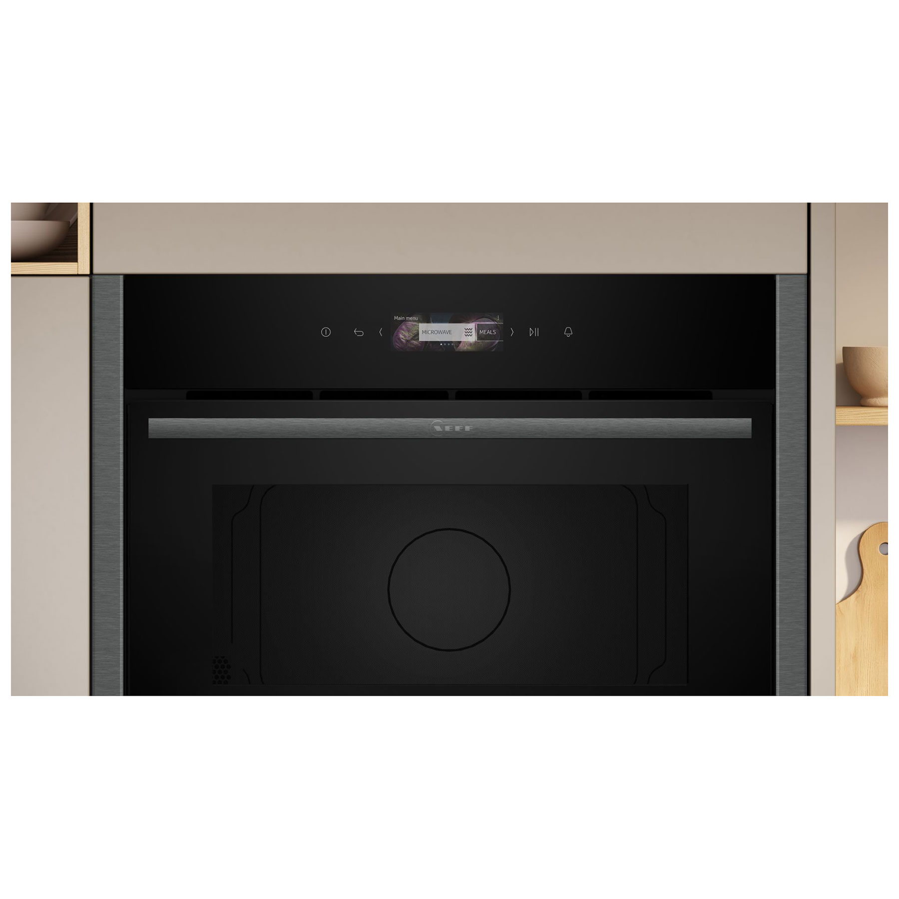 Neff C24GR3XG1B N70 Built In Microwave Oven with Grill in Graphite Gre, photo 2