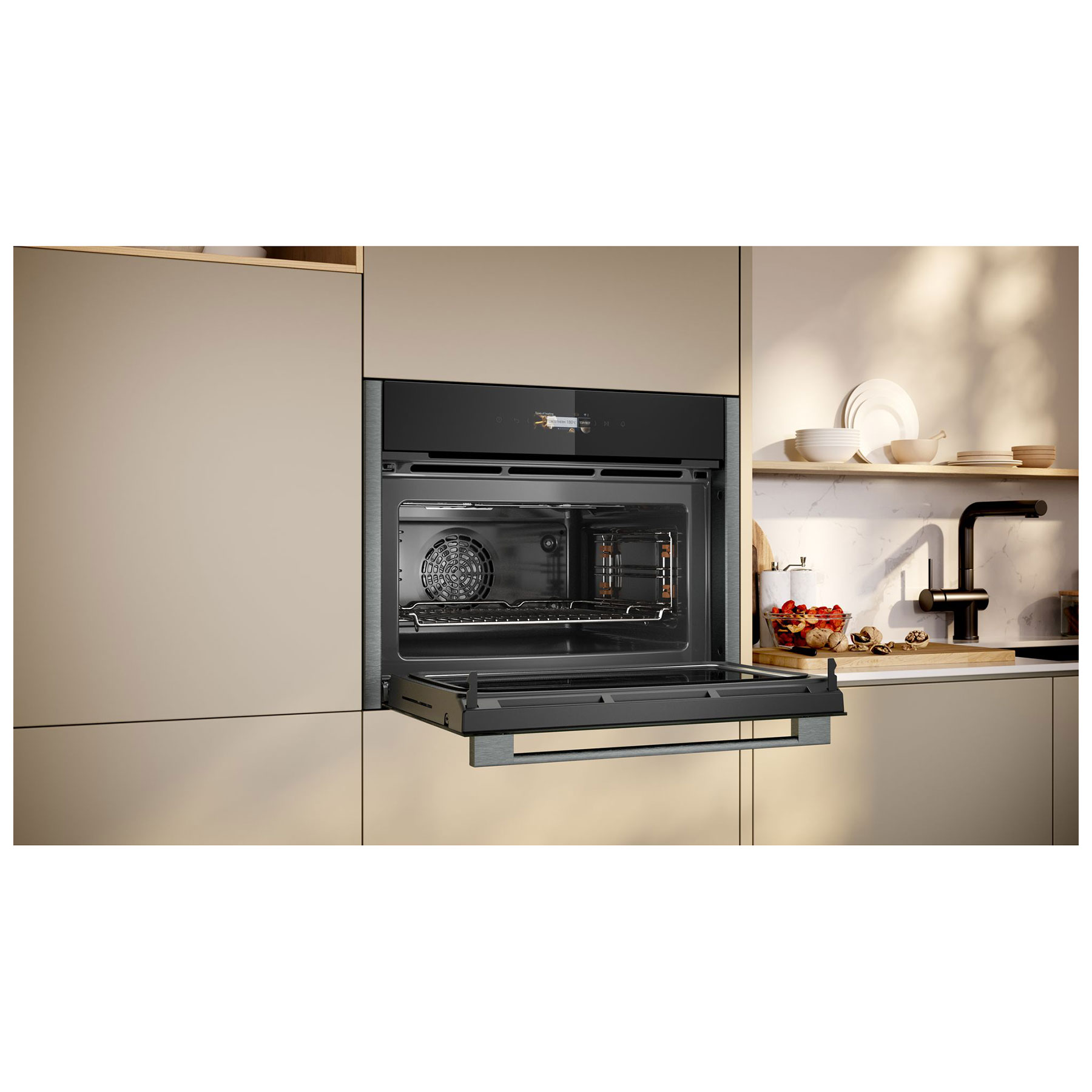 Neff C24MR21G0B N70 Built In Compact Electric Single Oven with Microwa, photo 4
