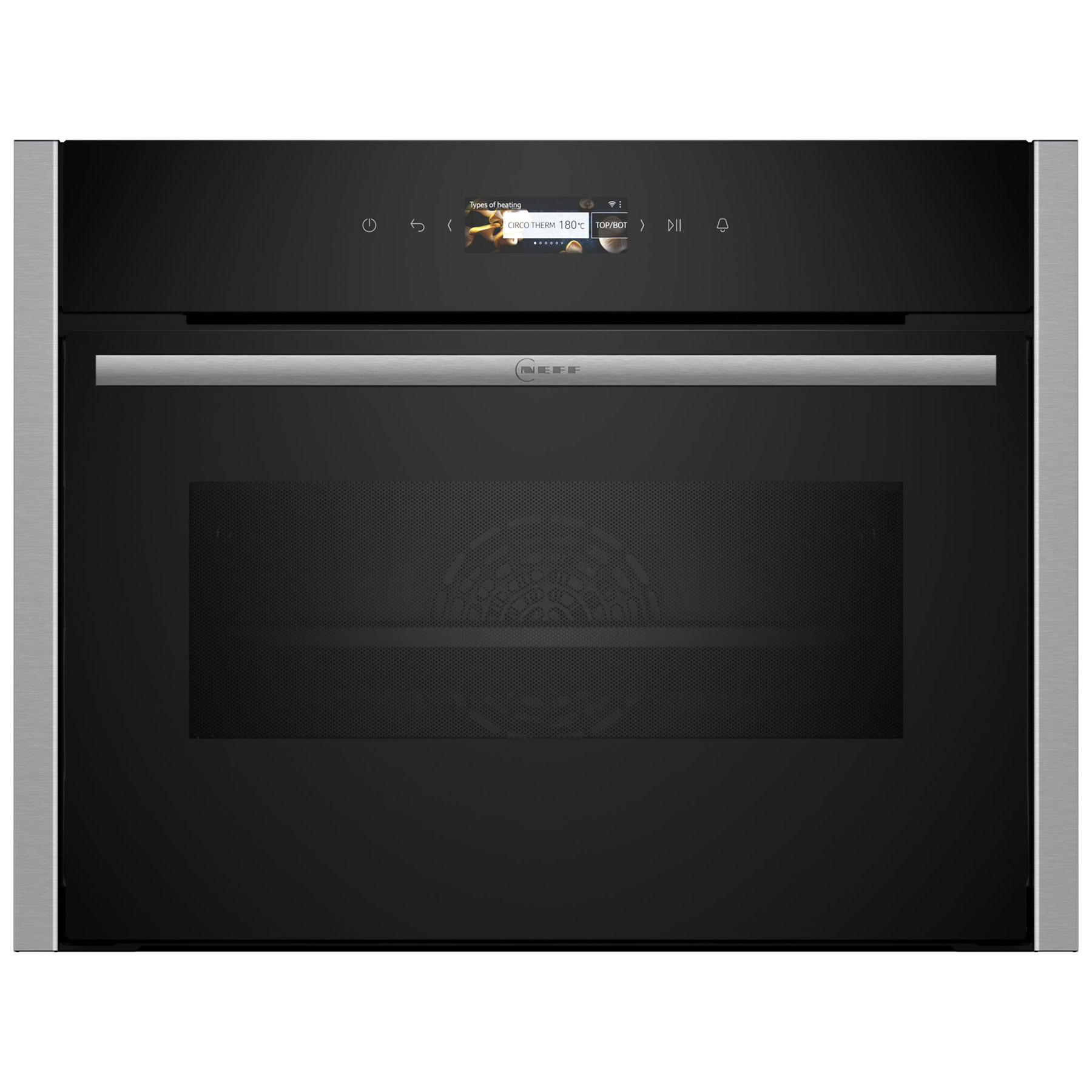 Neff C24MR21N0B N70 Built In Compact Electric Single Oven with Microwa