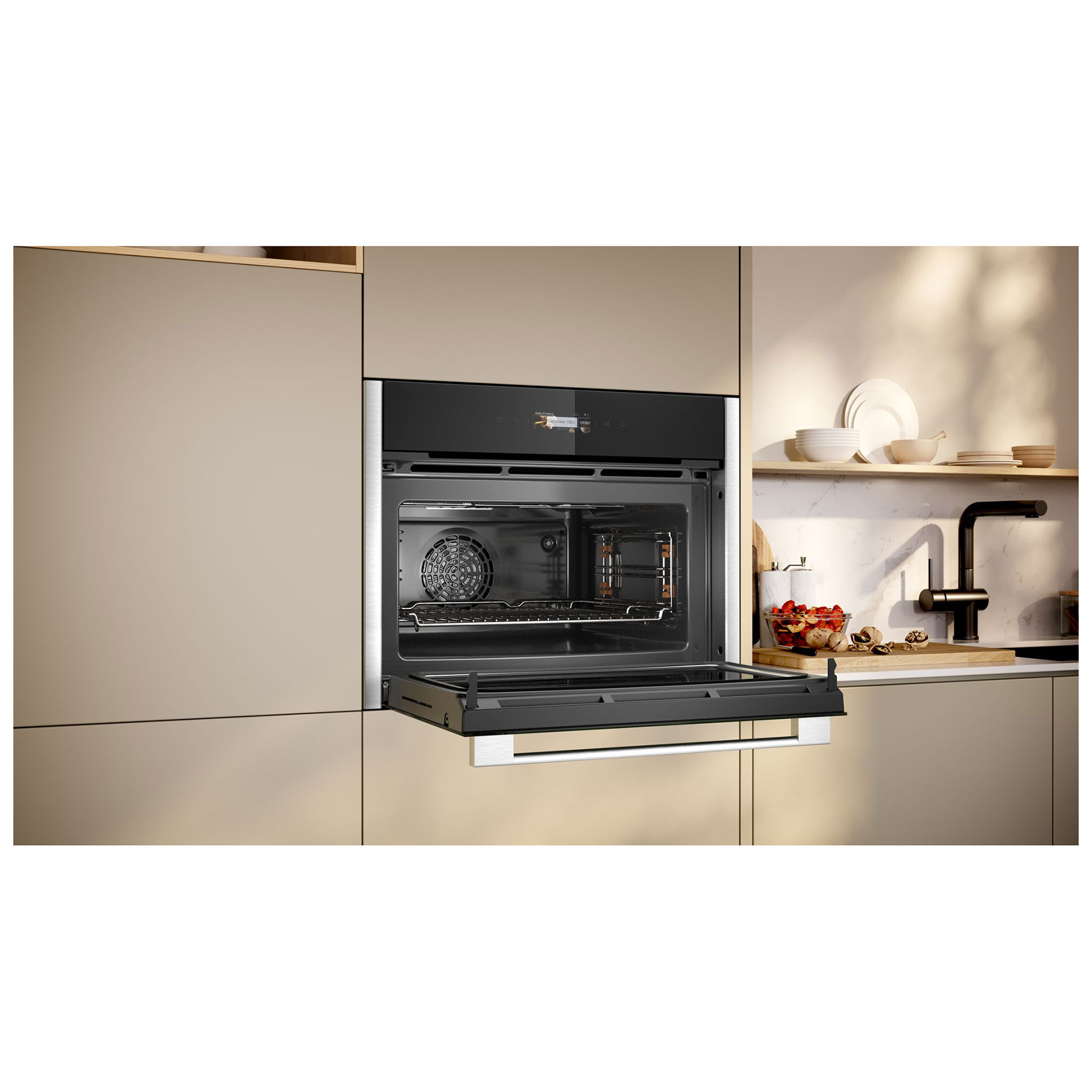 Neff C24MR21N0B N70 Built In Compact Electric Single Oven with Microwa, photo 4