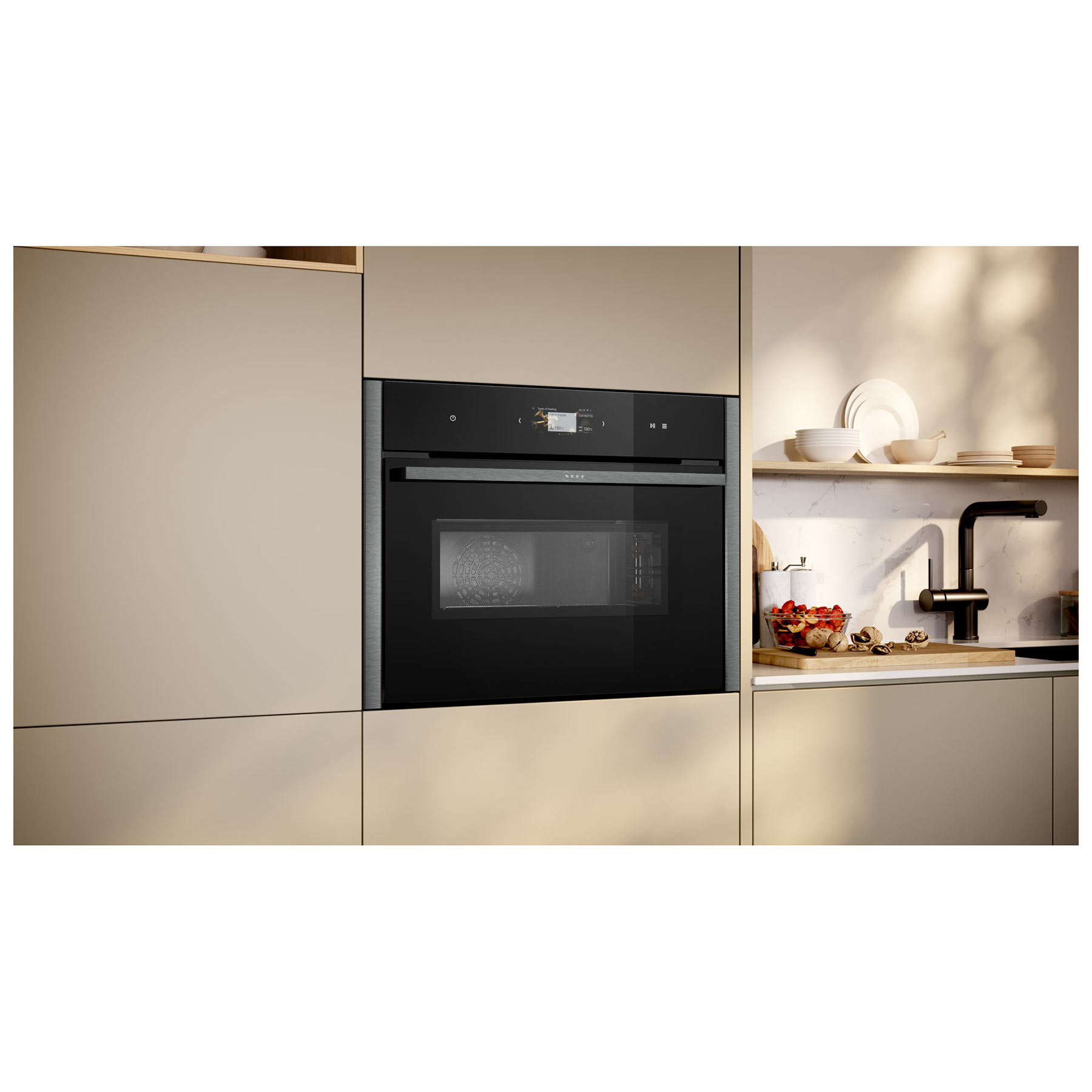 Neff C24MS71G0B N90 Built In Compact Electric Single Oven with Microwa, photo 5