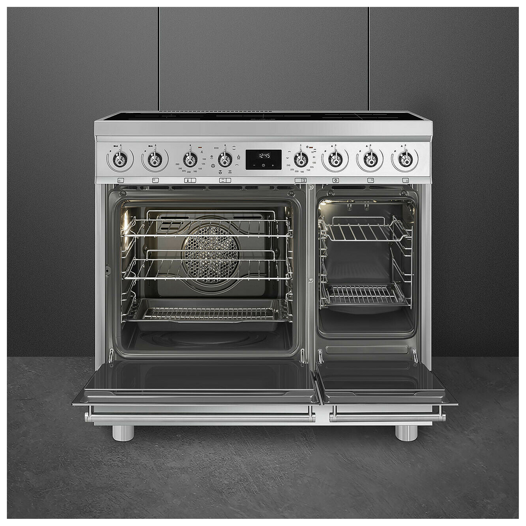 Smeg C92IMX2 90cm Symphony Classic Induction Range Cooker in Stainless, photo 4