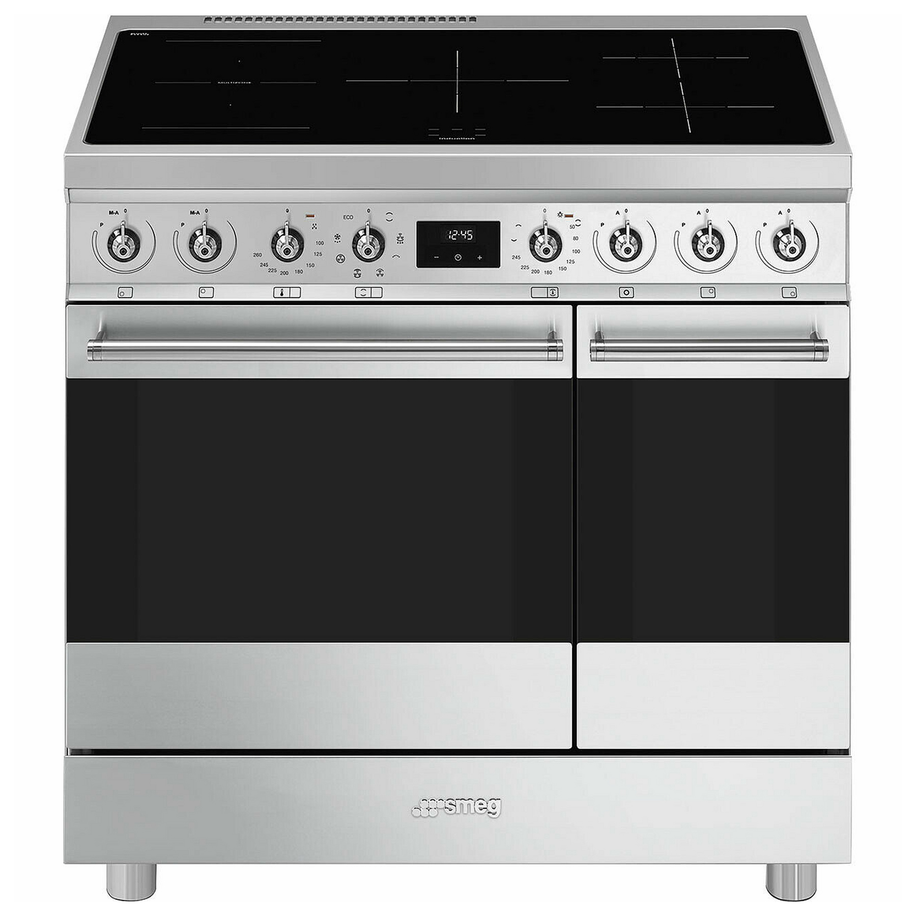 Smeg C92IMX2 90cm Symphony Classic Induction Range Cooker in Stainless