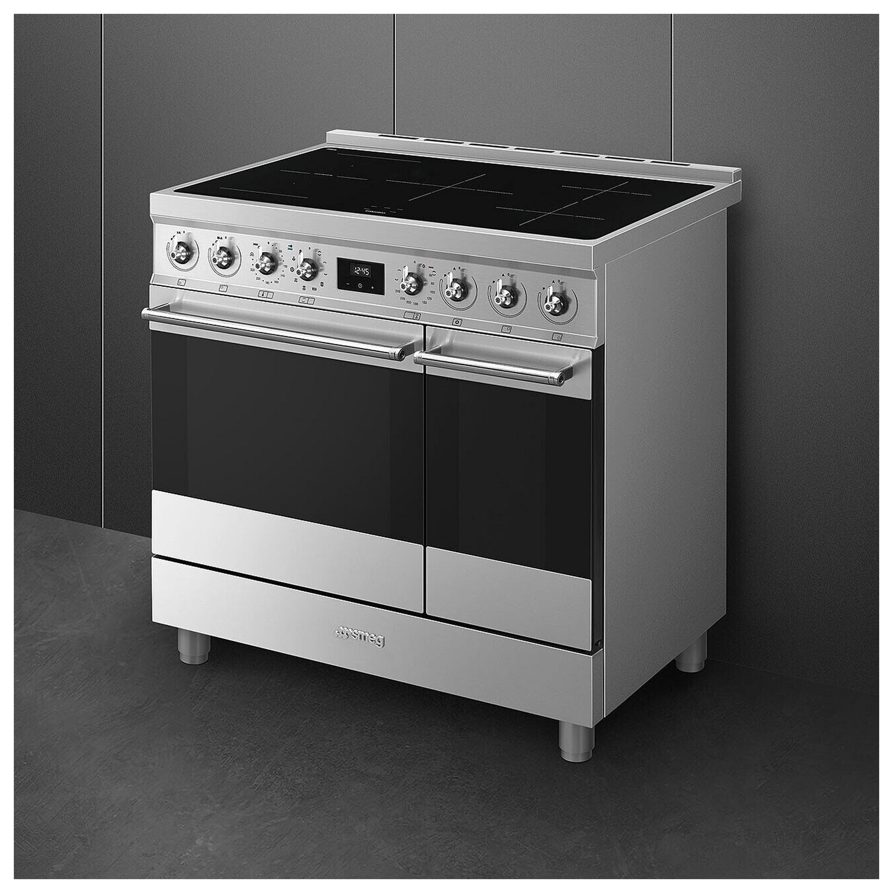 Smeg C92IPX2 90cm Symphony Classic Induction Range Cooker in Stainless, photo 5