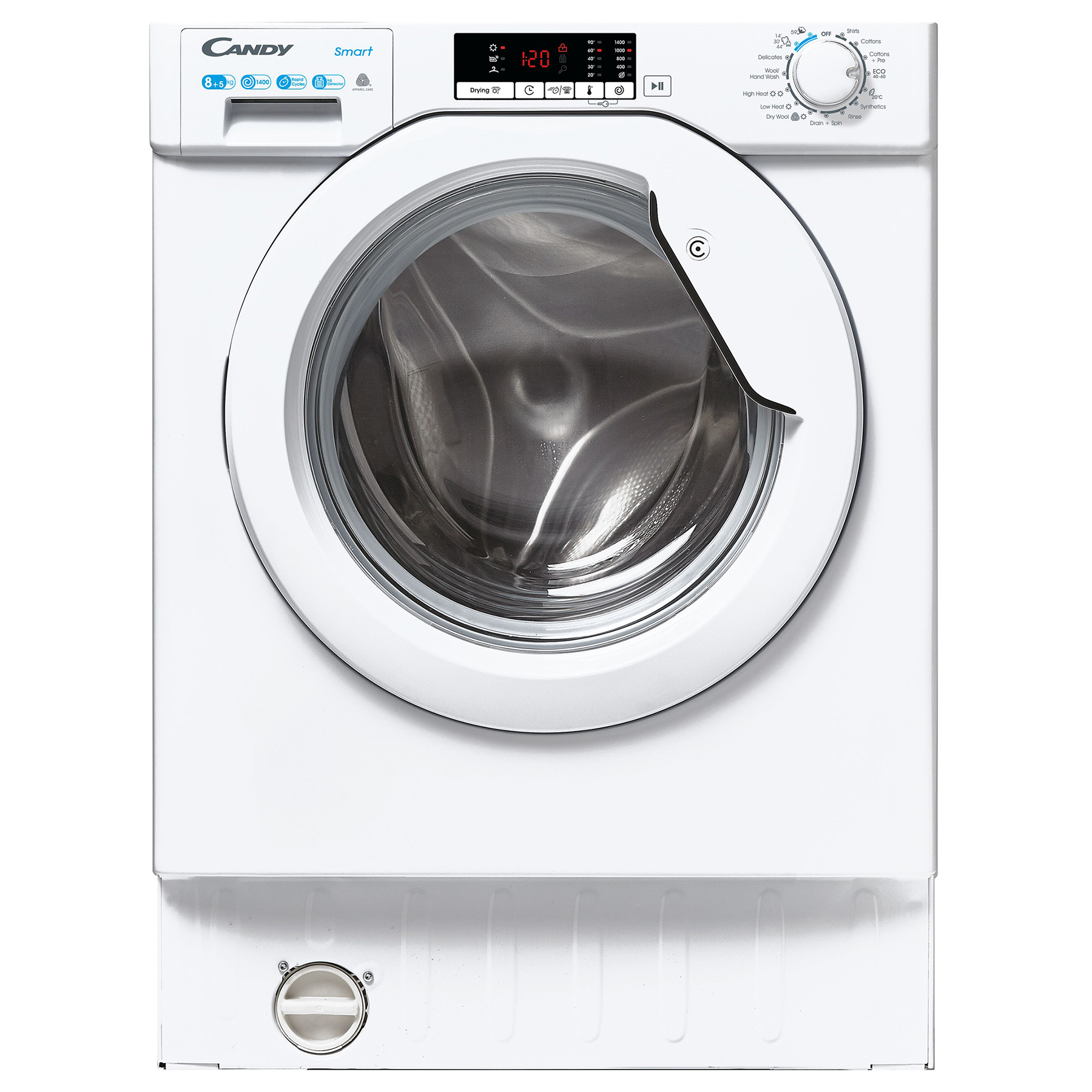 Image of Candy CBD485D2E Integrated Washer Dryer 1400rpm 8kg 5kg E Rated