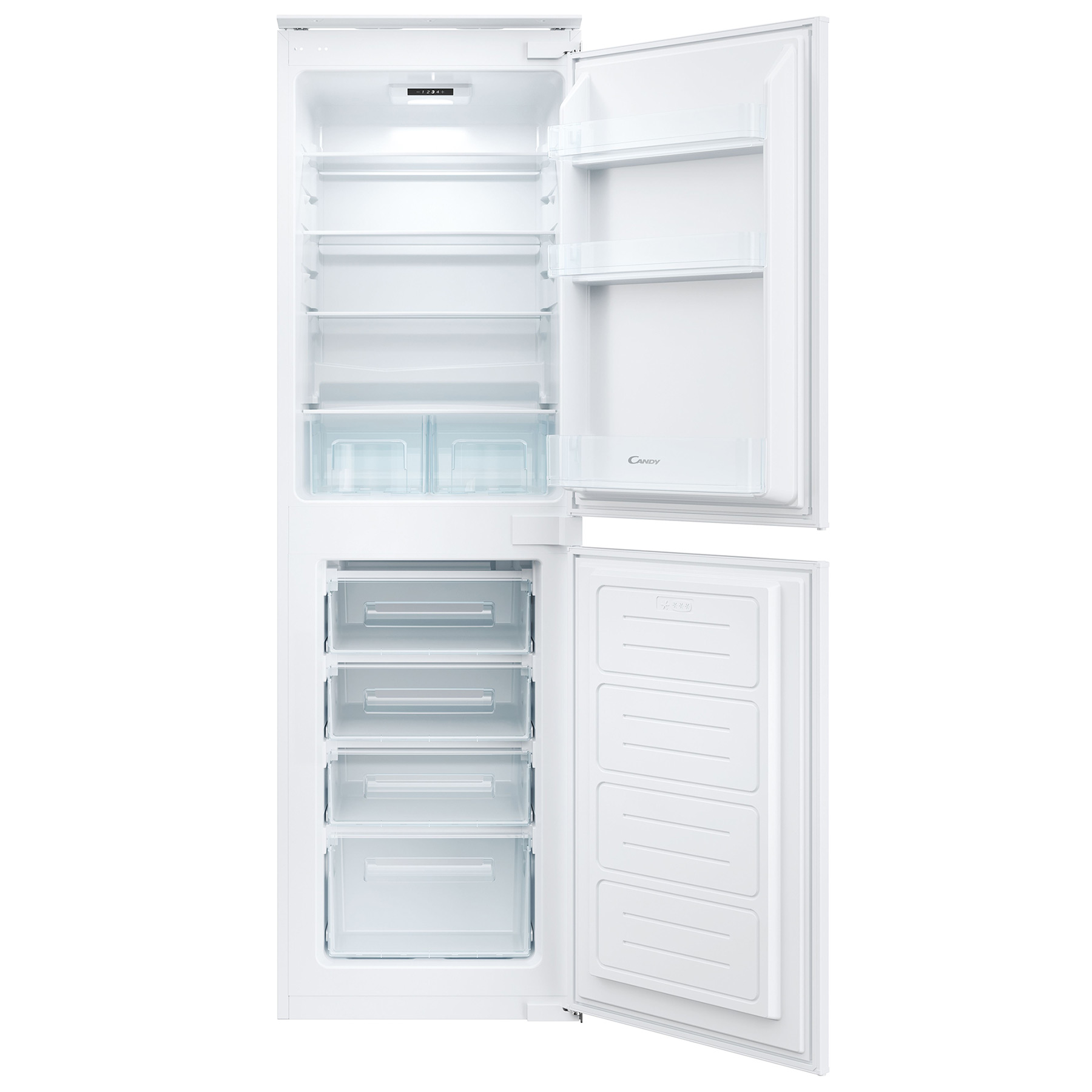 Image of Candy CBES50S518FK Integrated Fridge Freezer 50 50 1 77m F Rated