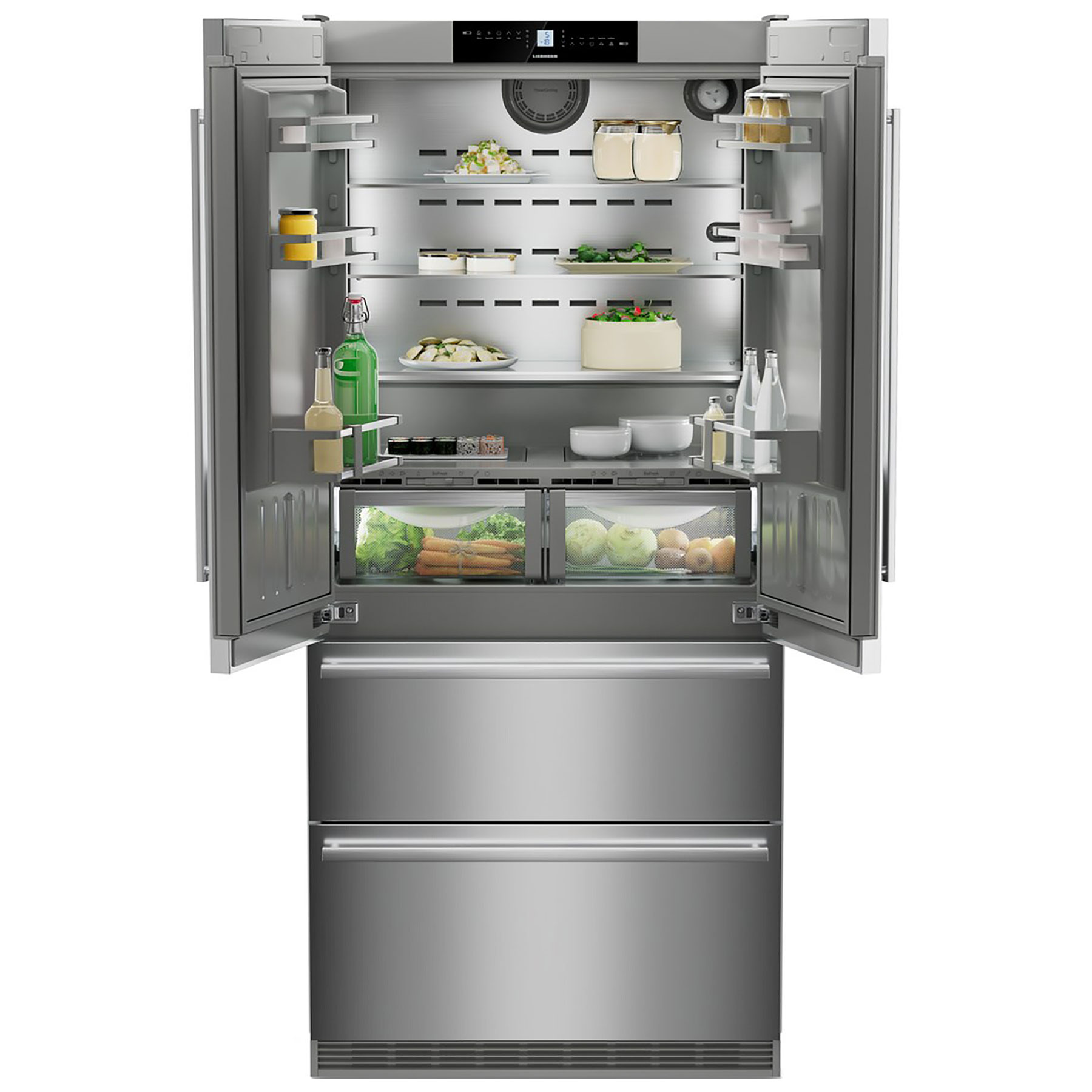 Liebherr Premium Plus CBNSTE8872 BioFresh No Frost American Fridge Freezer Stainless Steel, photo 3
