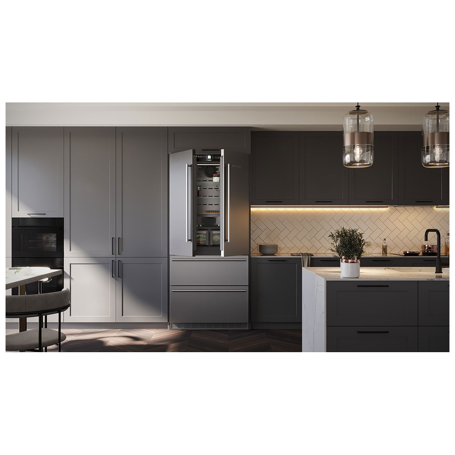 Liebherr Premium Plus CBNSTE8872 BioFresh No Frost American Fridge Freezer Stainless Steel, photo 5
