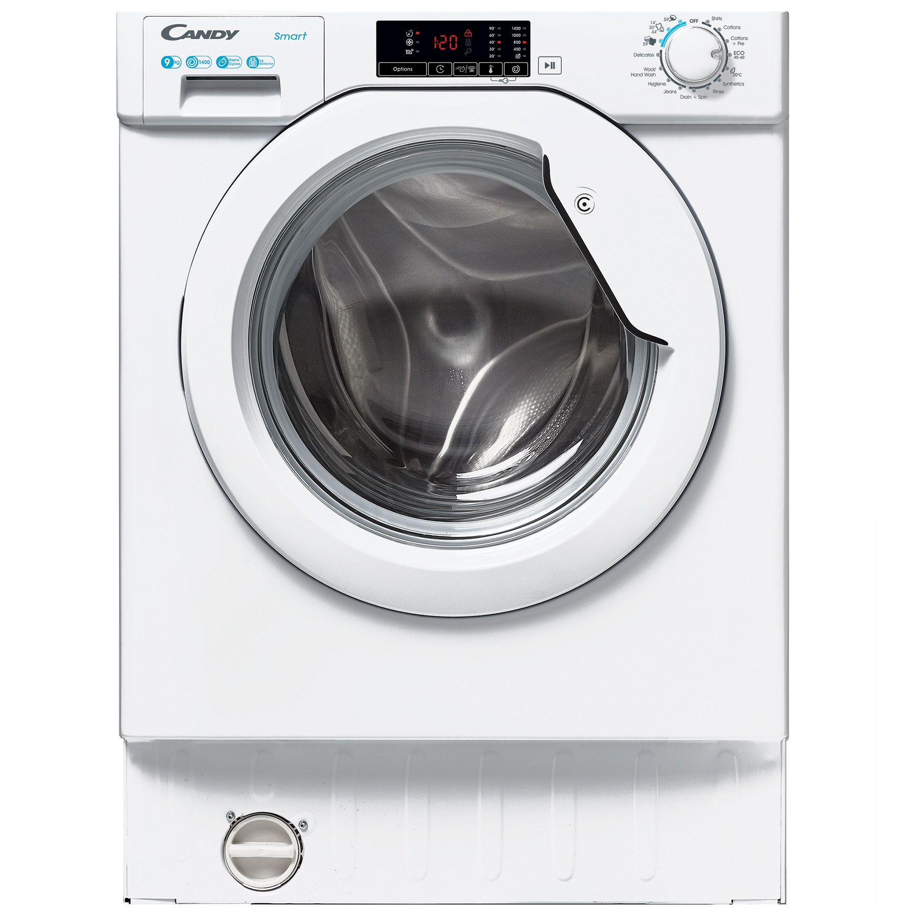 Candy CBW49D1W4 Integrated Washing Machine 1400rpm 9kg B Rated
